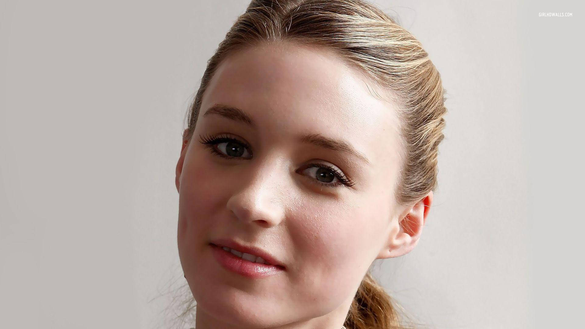 Rooney Mara, blonde hair, smiling, Full HD Desktop Wallpaper