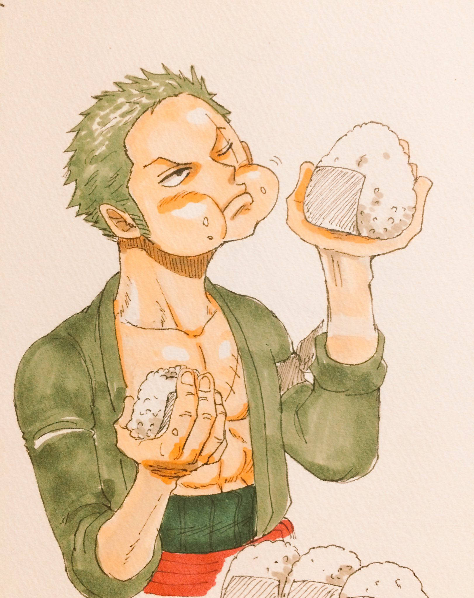Roronoa Zoro, green-haired, anime character, Full HD Phone Wallpaper