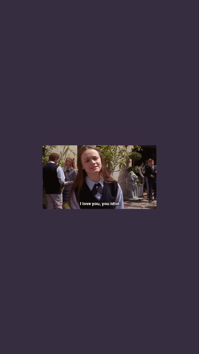 Rory Gilmore, school uniform, courtyard, SD Phone Wallpaper