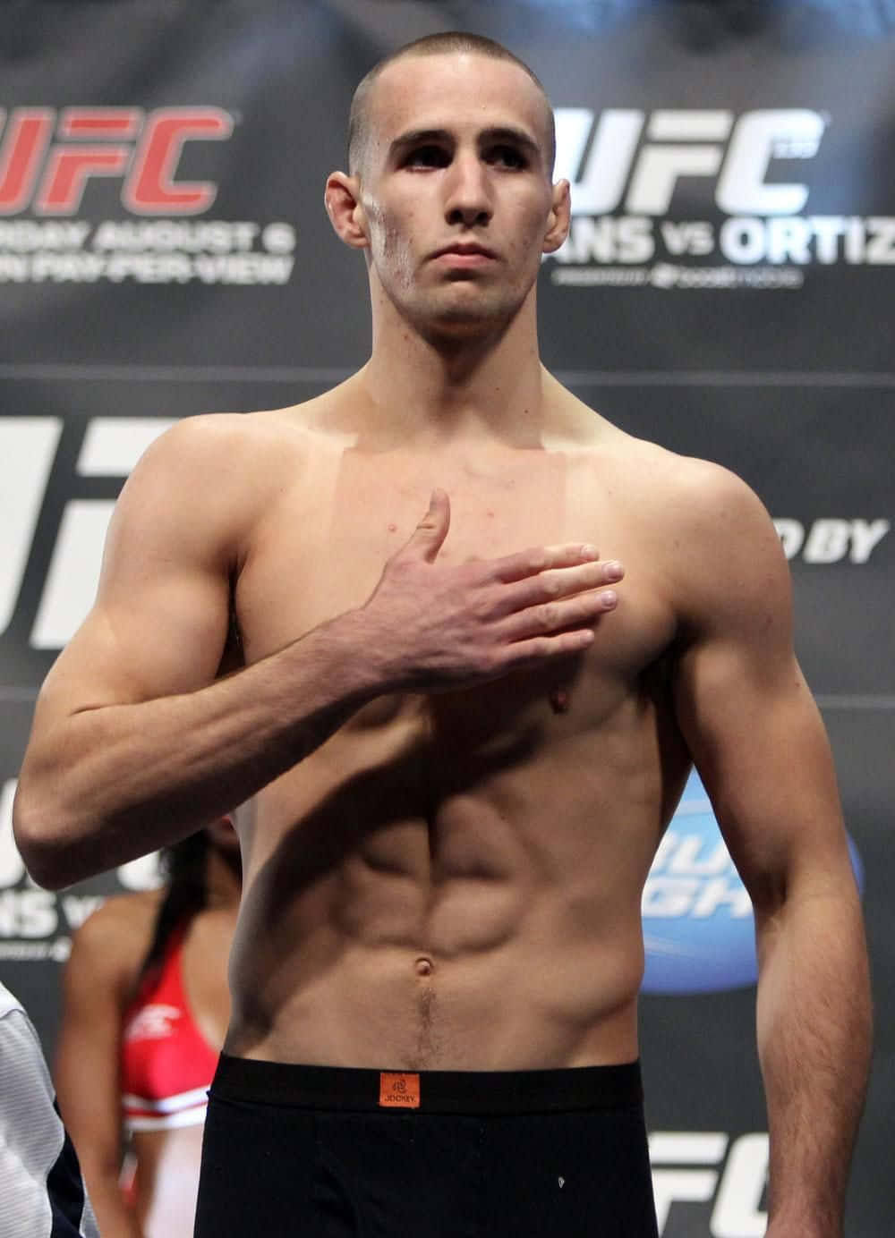 Rory MacDonald, UFC fighter, shaved head, HD Phone Wallpaper