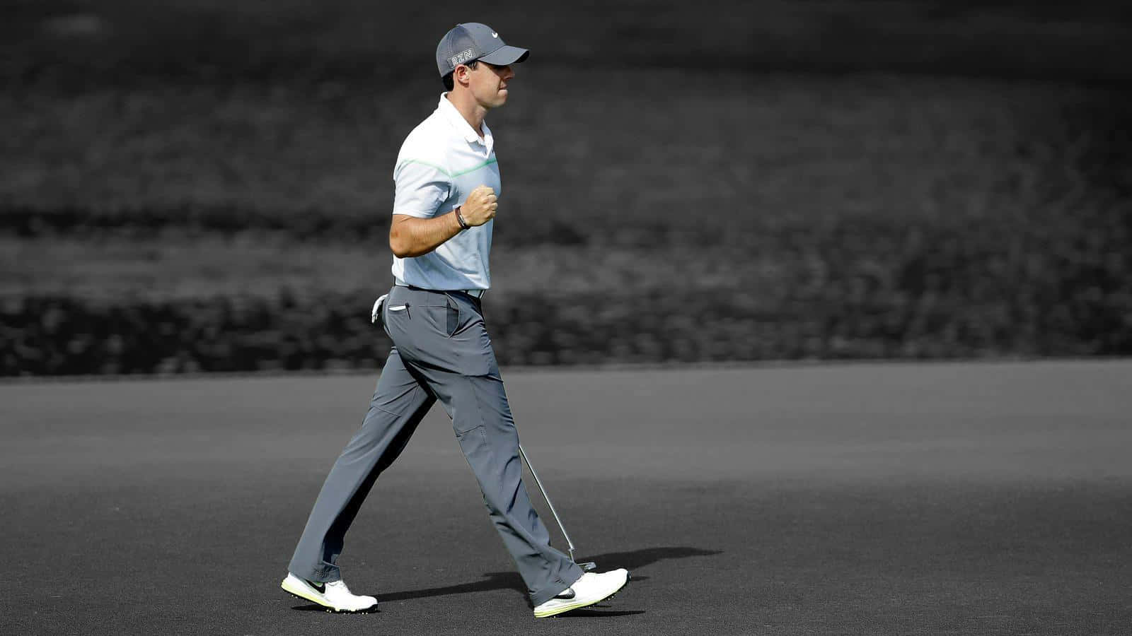 Rory Mcilroy, golf tournament, light blue shirt, HD Desktop Wallpaper