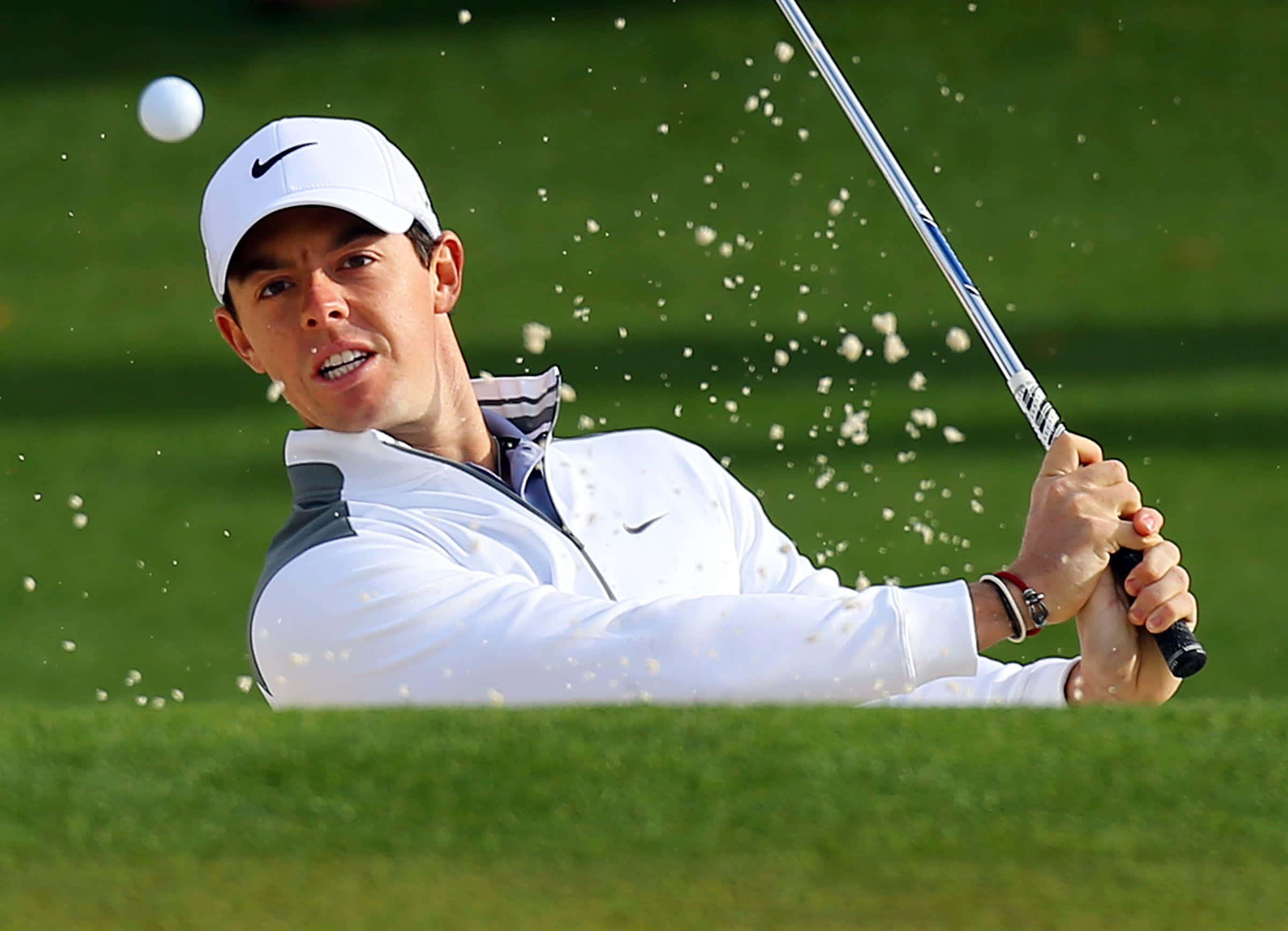 Rory Mcilroy, tee shot, grass, Full HD Desktop Wallpaper