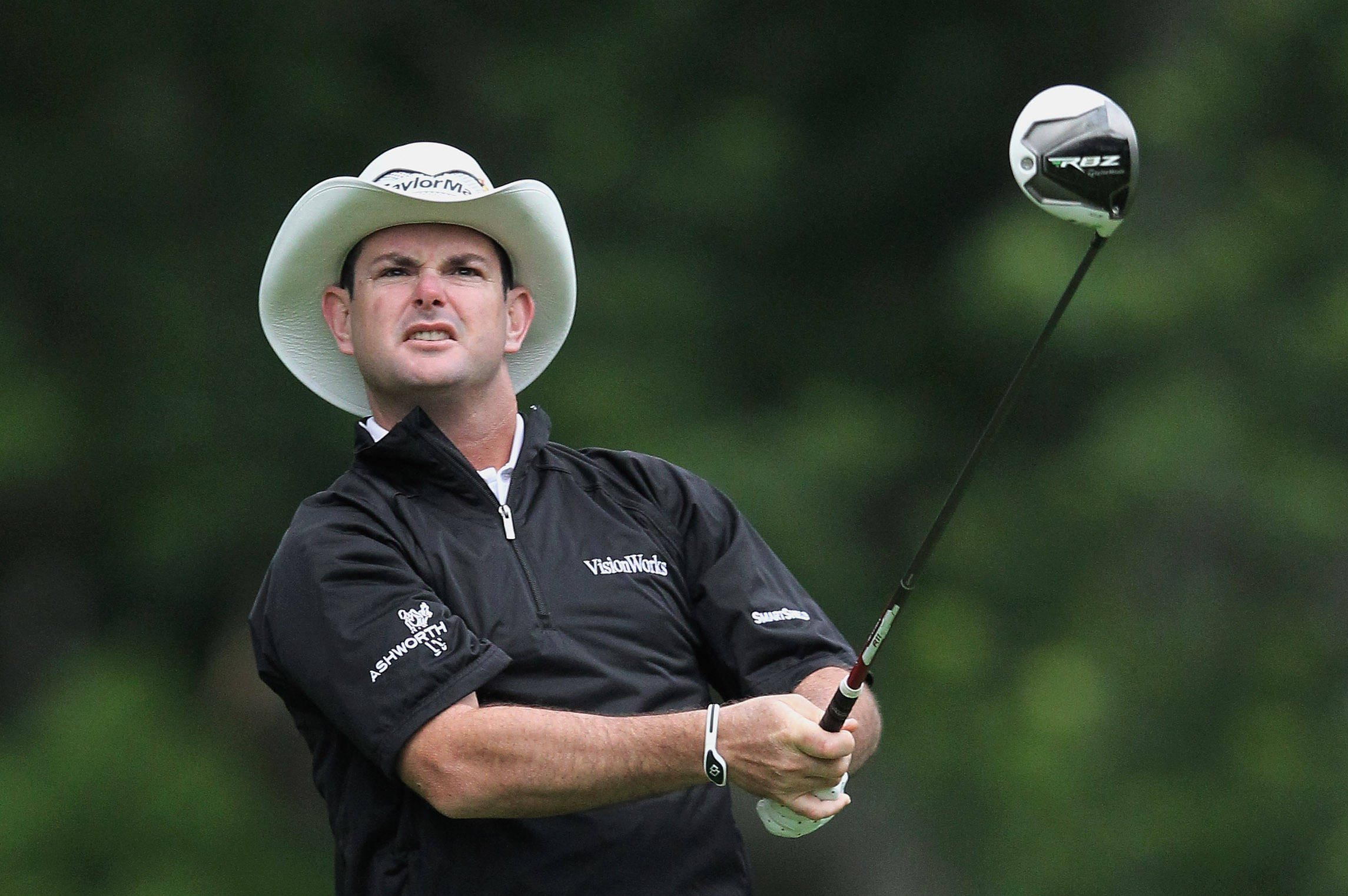 Rory Sabbatini, white cowboy hat, driver, Full HD Desktop Wallpaper