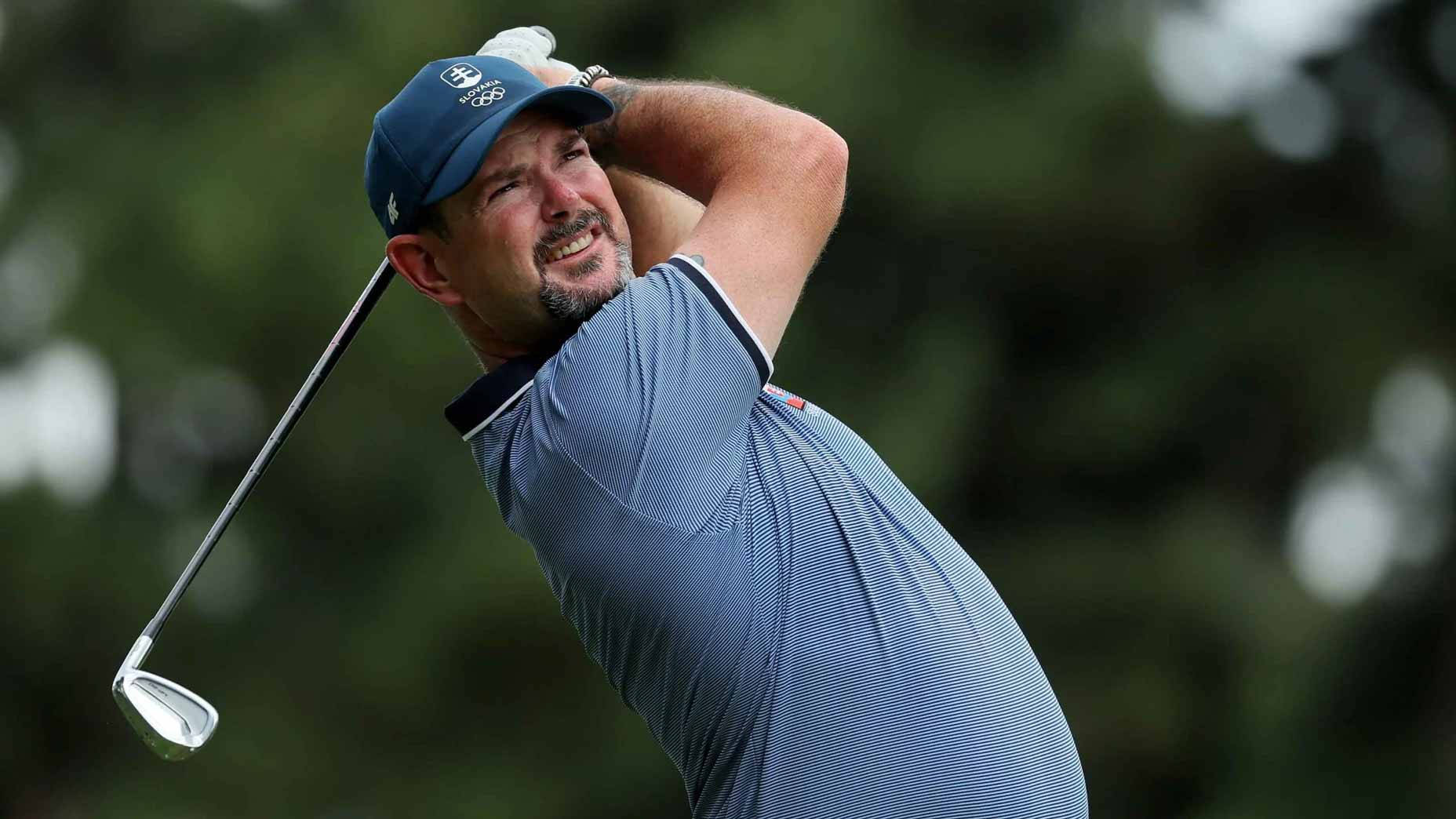 Rory Sabbatini, gray shirt, golfer, HD Desktop Wallpaper