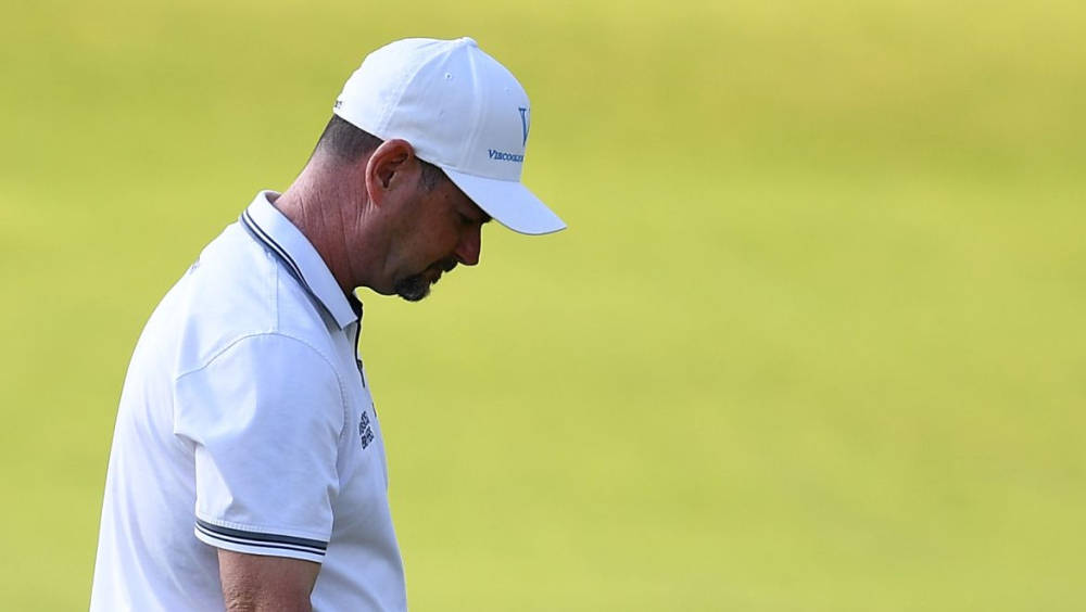 Rory Sabbatini, white cap, polo shirt, SD Desktop Wallpaper