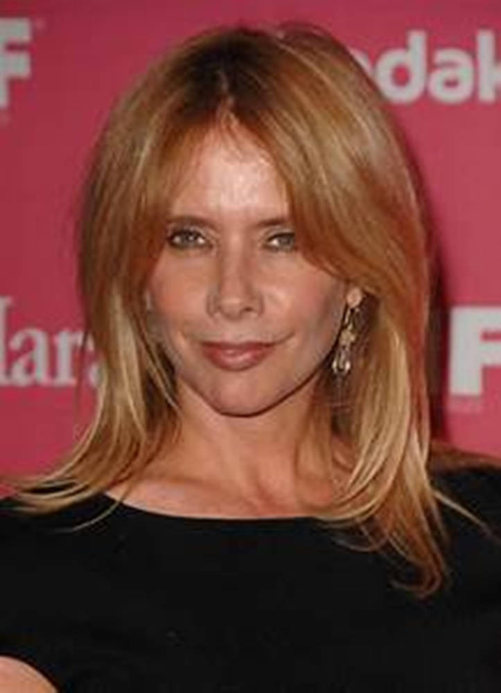 Rosanna Arquette, 2009 Crystal and Lucy Award, pink branded backdrop, SD Phone Wallpaper
