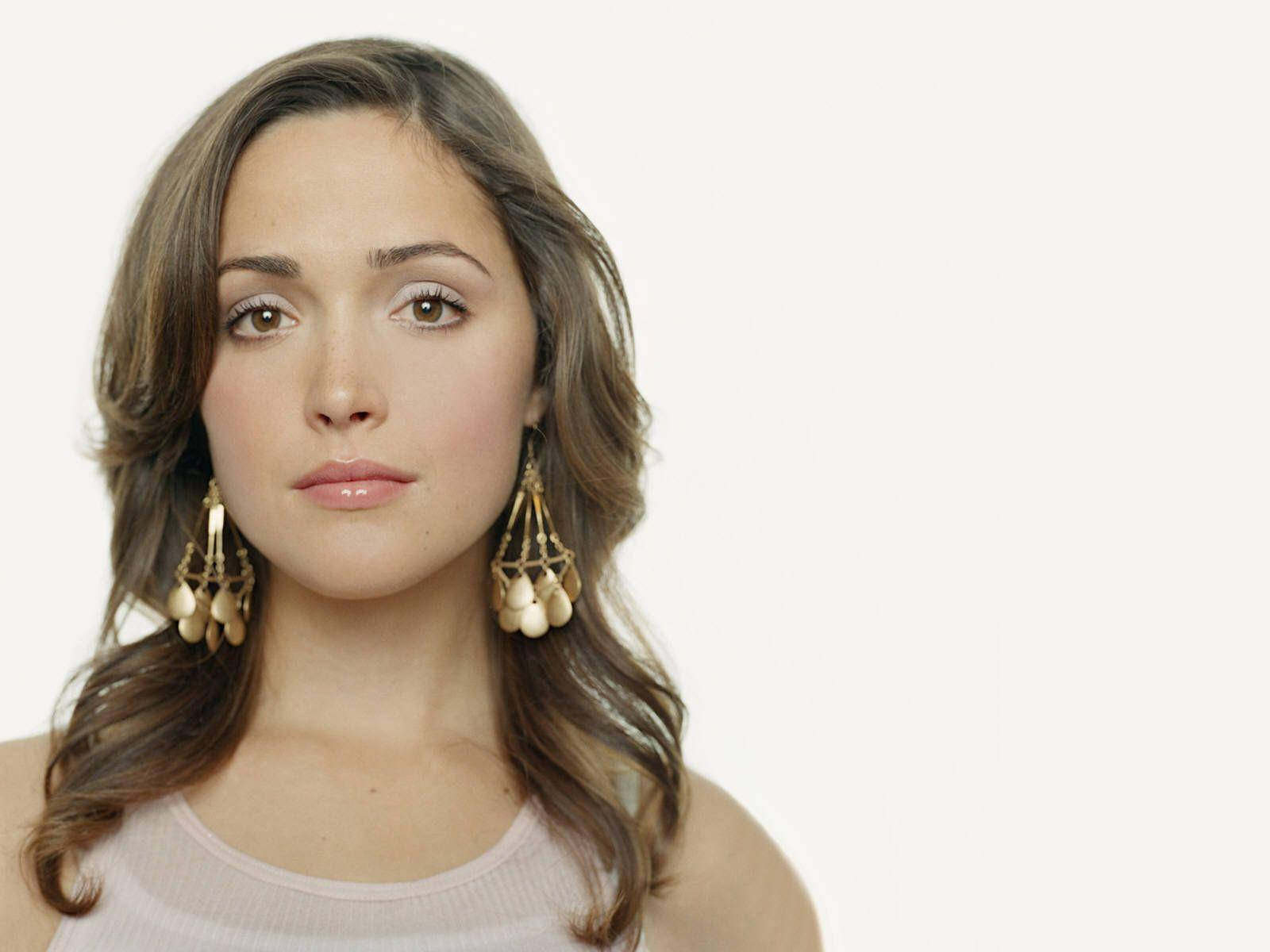 Rose Byrne, wavy brown hair, large dangling earrings, HD Desktop Wallpaper