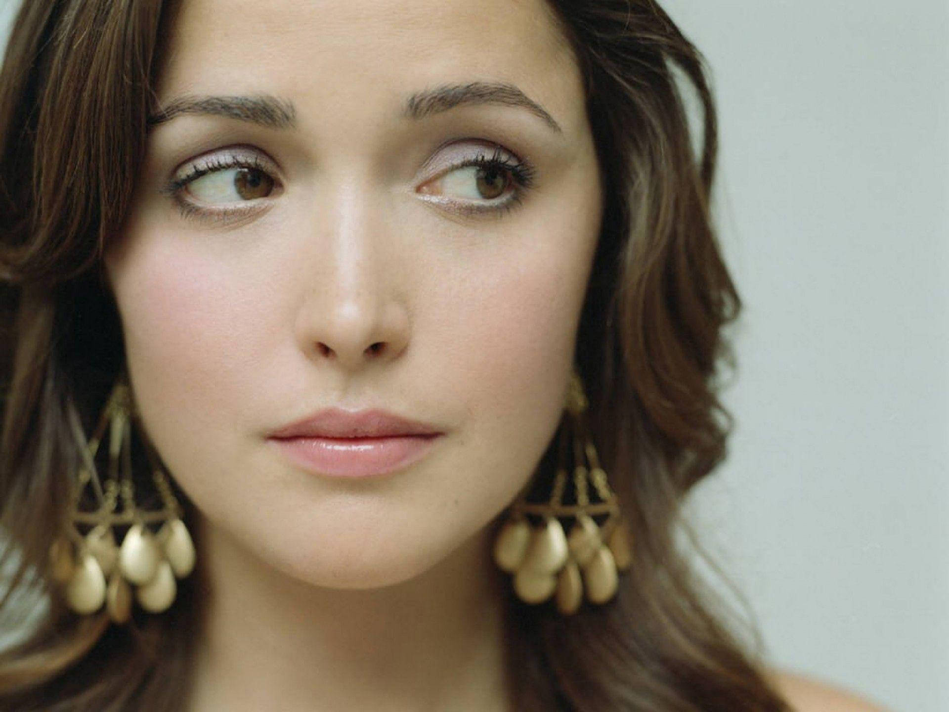 Rose Byrne, brown eyes, wavy hair, Full HD Desktop Wallpaper