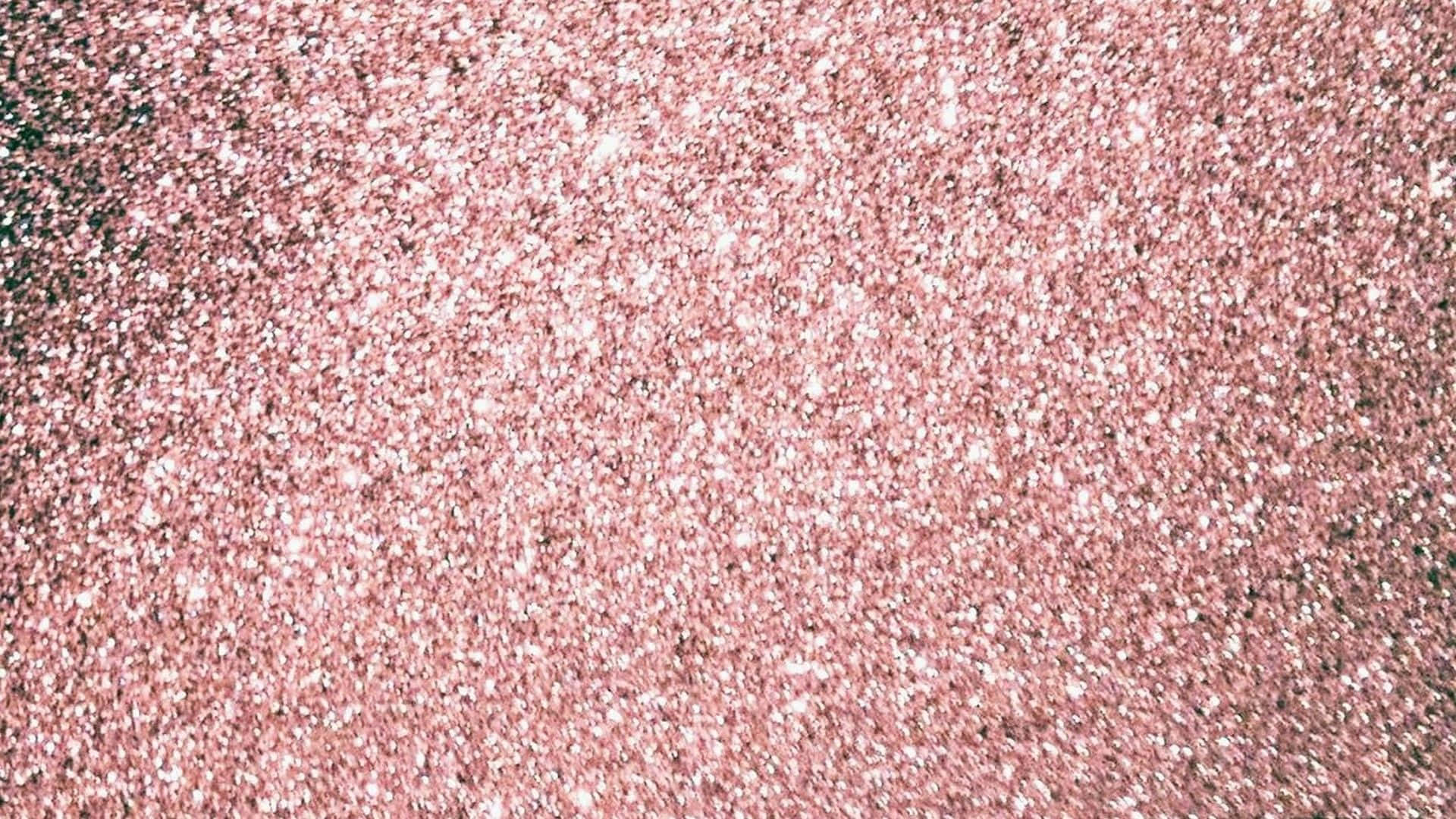 rose gold desktop, shimmering pink glitter, scattered white flecks, Full HD Desktop Wallpaper