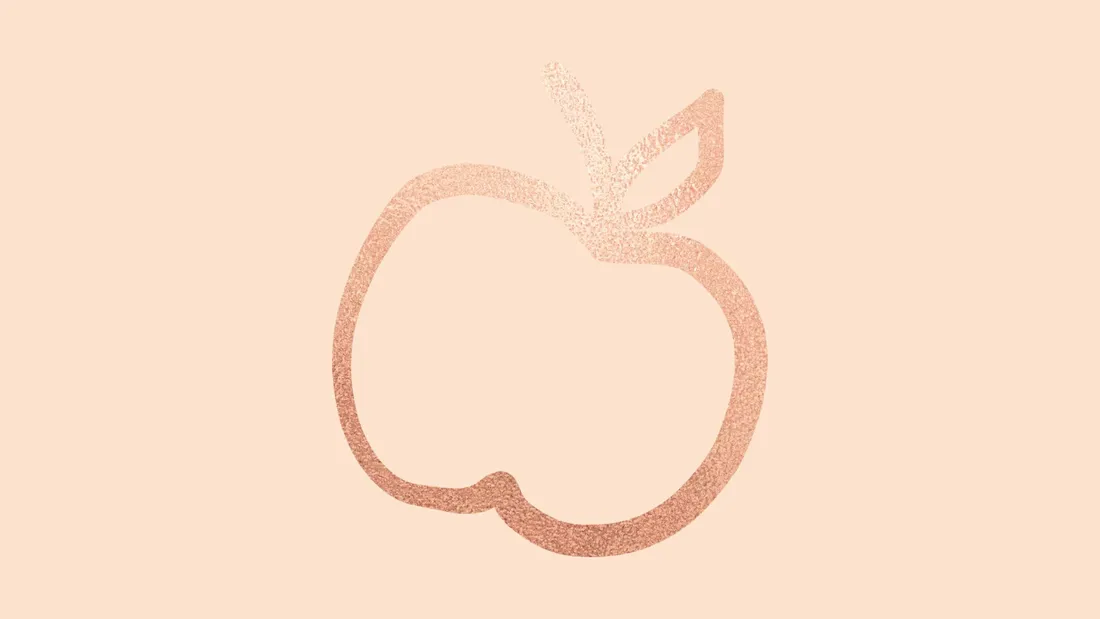 Rose Gold Apple