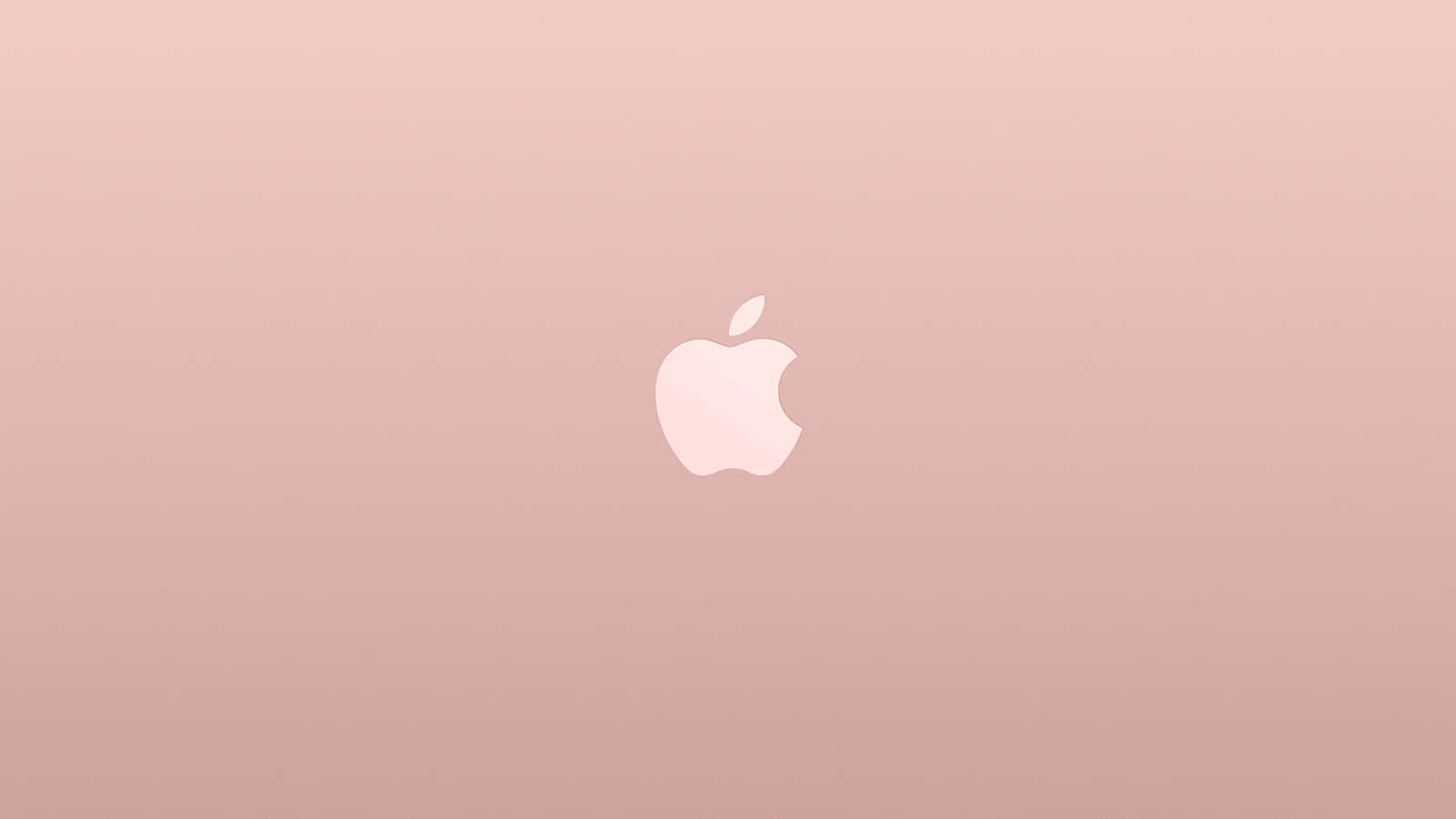 Rose Gold Apple, Apple logo, white Apple logo, HD Desktop Wallpaper