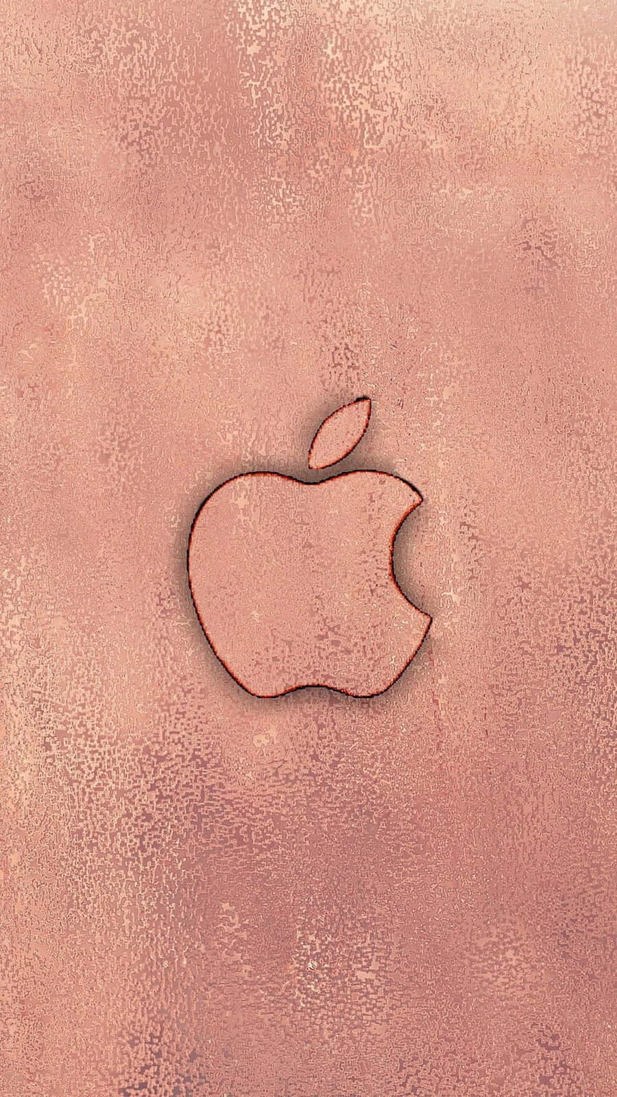 rose gold apple, Apple logo, rose gold, HD Phone Wallpaper