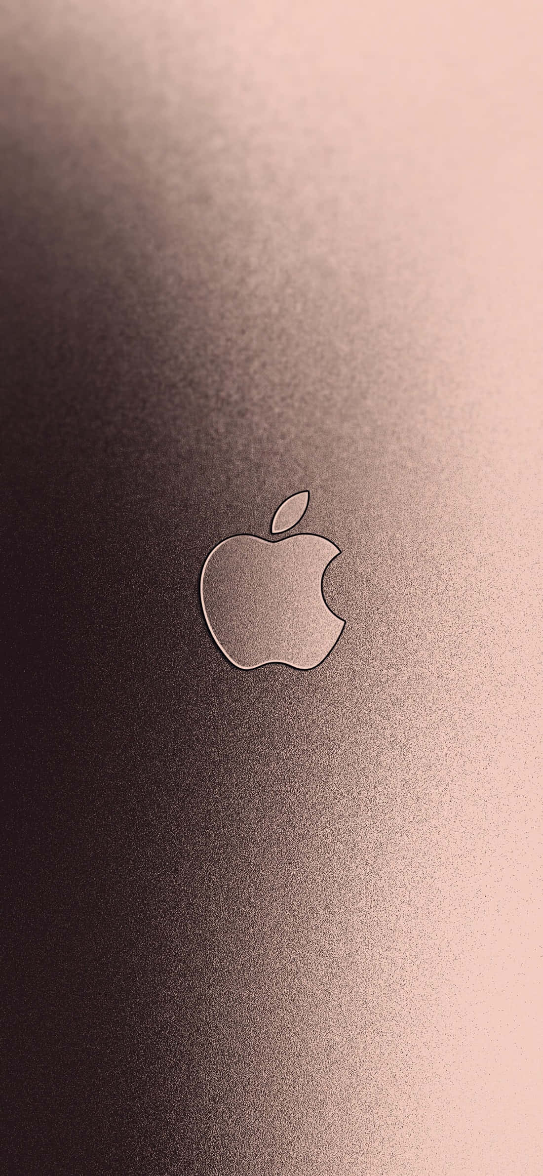 Rose Gold Apple, Apple logo, brushed metal surface, Full HD Phone Wallpaper