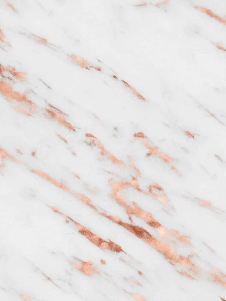 Rose Gold Black Marble, rose gold veining, white marble surface, SD Phone Wallpaper