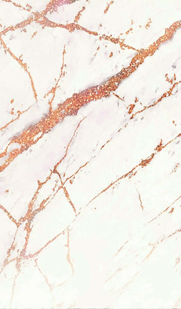 Rose Gold Black Marble, white marble, glittering rose gold veins, SD Phone Wallpaper