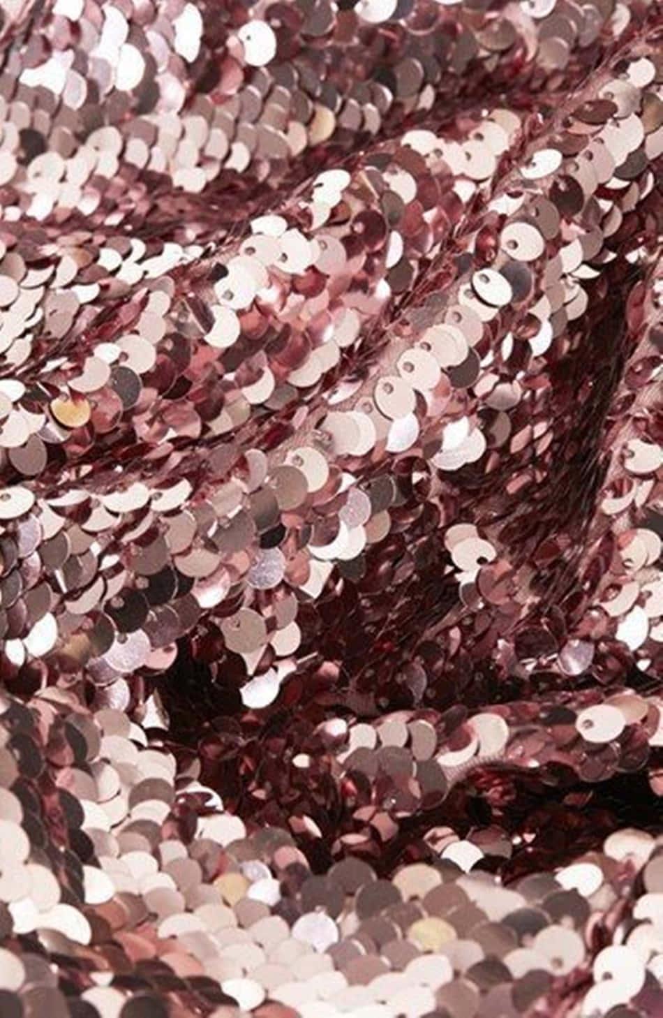 rose gold sequins, shimmering, textured fabric surface, HD Phone Wallpaper