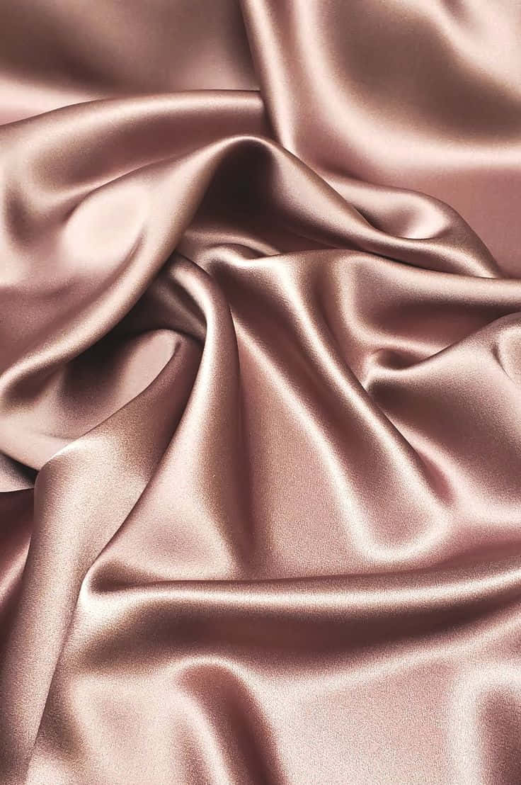 rose gold, satin fabric, soft folds, SD Phone Wallpaper