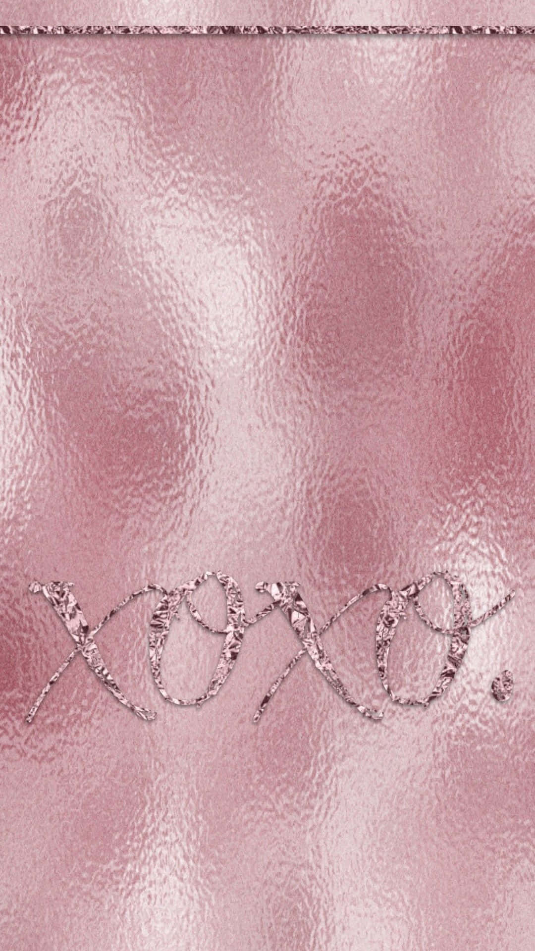 Rose Gold Color, xoxo script, shimmering rose gold textured surface, Full HD Phone Wallpaper