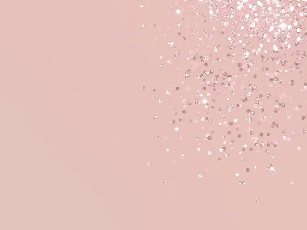 Rose Gold Glitter Background, soft blush pink, glitter particles, SD Desktop Wallpaper