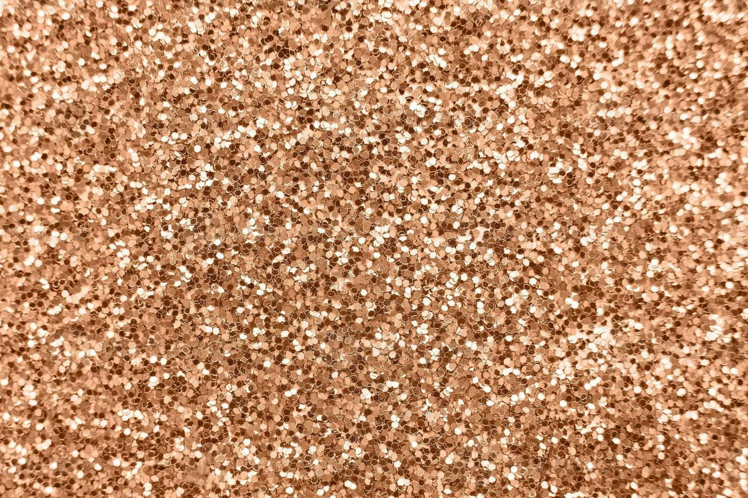 rose gold glitter texture, rose gold glitter particles, warm metallic backdrop, HD Desktop Wallpaper