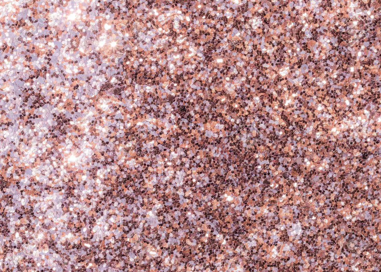 rose gold, glitter texture, sparkling highlights, HD Desktop Wallpaper