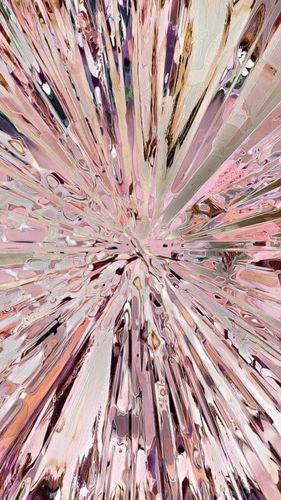 Rose Gold iPad, silver radial ray, pink gold, Full HD Phone Wallpaper