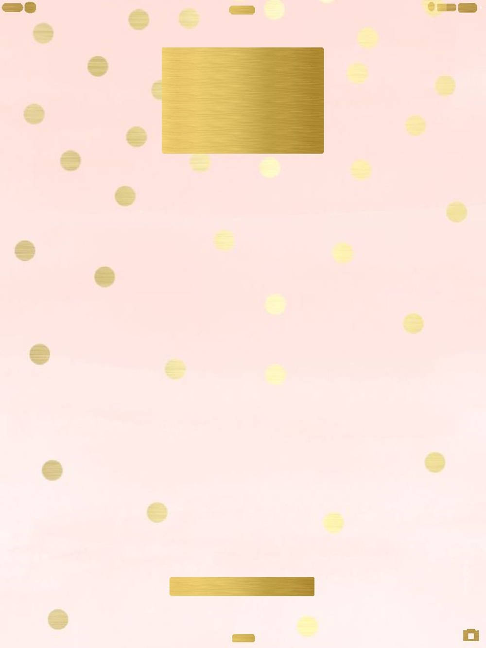 Rose Gold iPad, gold foil polka dots, horizontal metallic bars, HD Phone Wallpaper
