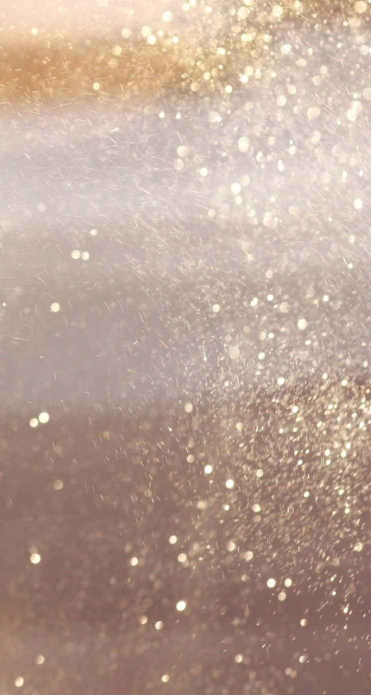 Rose Gold iPhone 5, glitter, bokeh, HD Phone Wallpaper