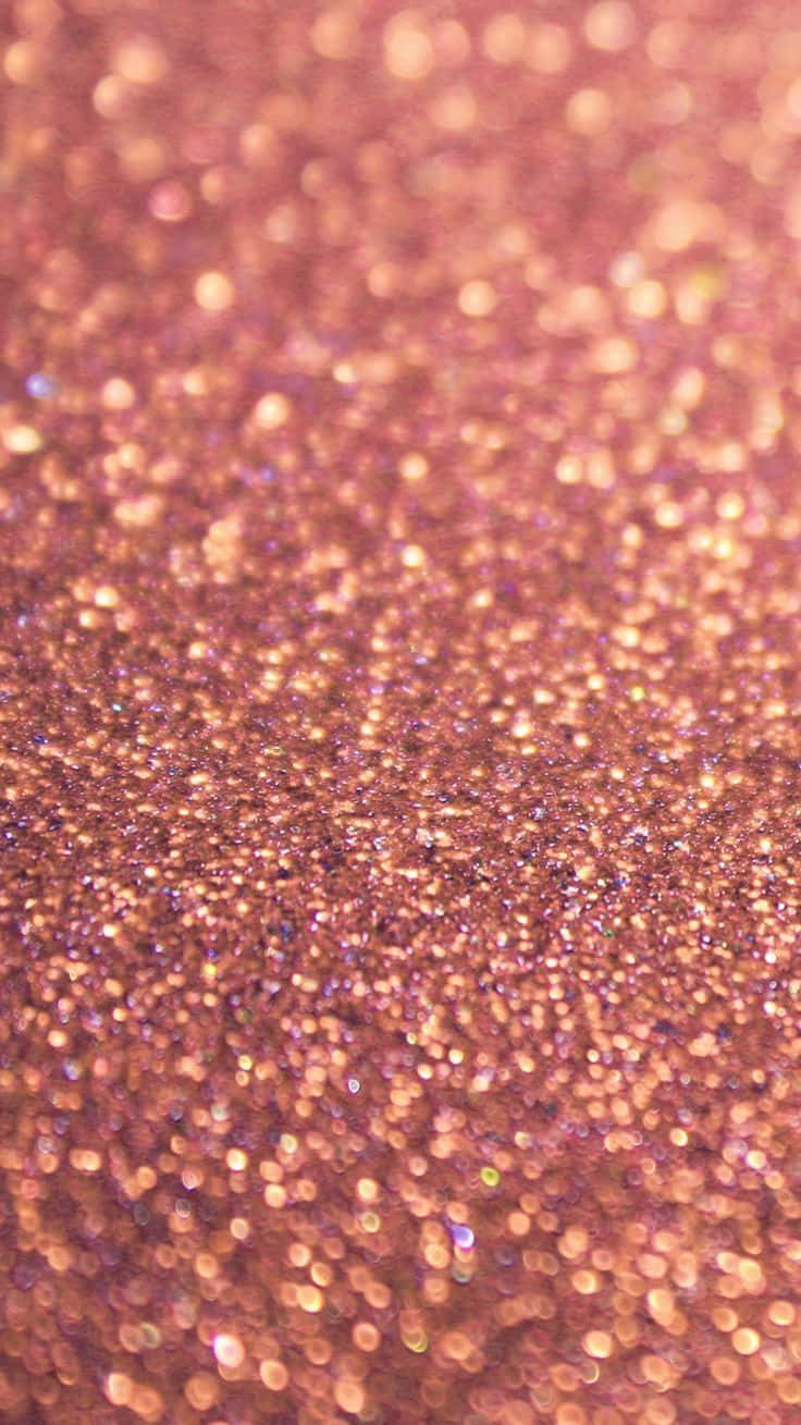 Rose Gold iPhone 5, shimmering rose gold glitter, bokeh highlights, HD Phone Wallpaper
