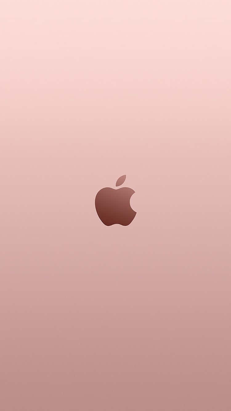 Rose Gold iPhone 5, rose gold gradient, dark apple logo, HD Phone Wallpaper
