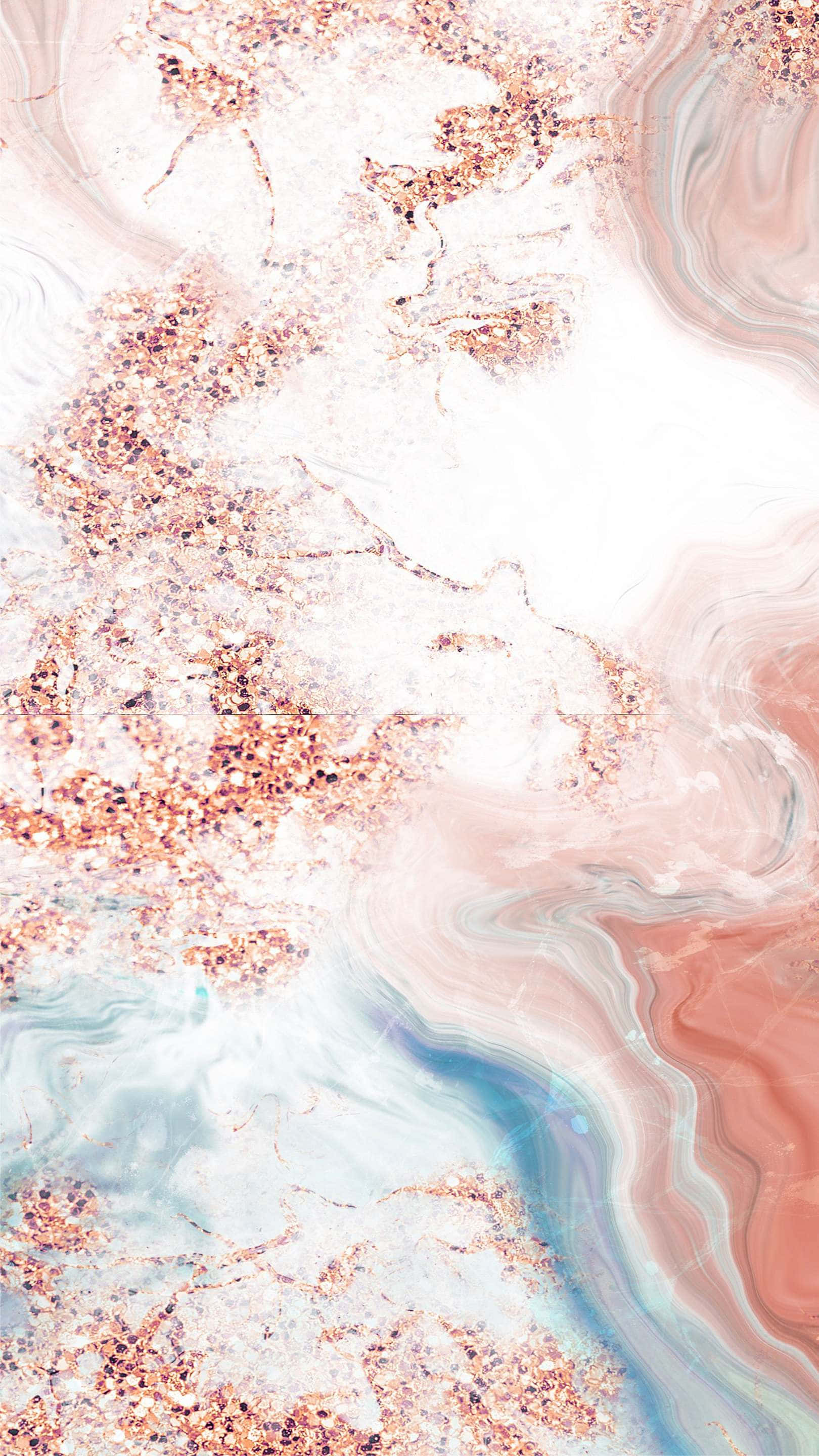 rose gold marble texture, rose gold glitter swirls, soft pink white, 2K Phone Wallpaper