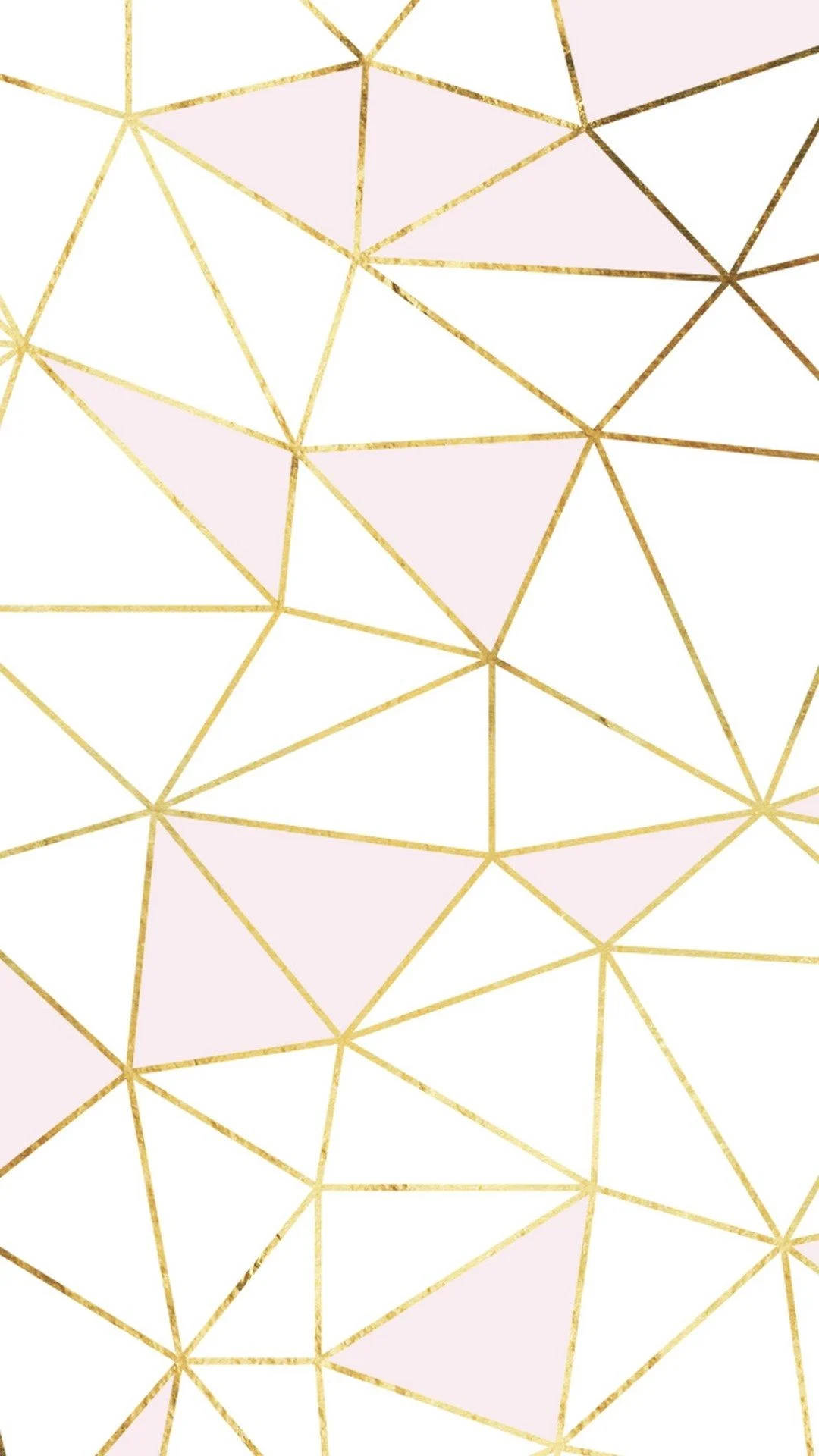 rose gold marble, geometric pattern, gold foil, Full HD Phone Wallpaper