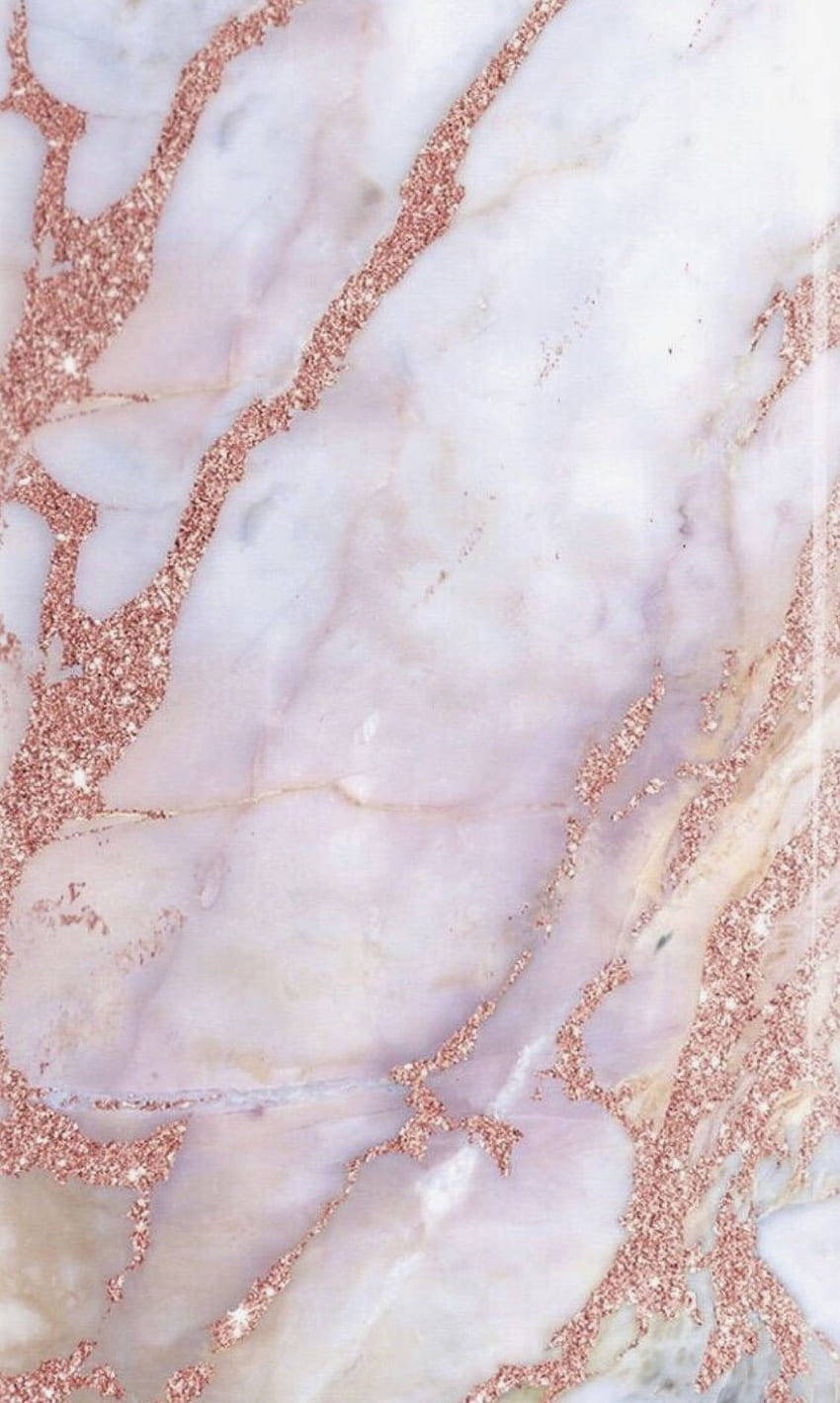 rose gold marble texture, soft pink and white veining, smooth surface, HD Phone Wallpaper