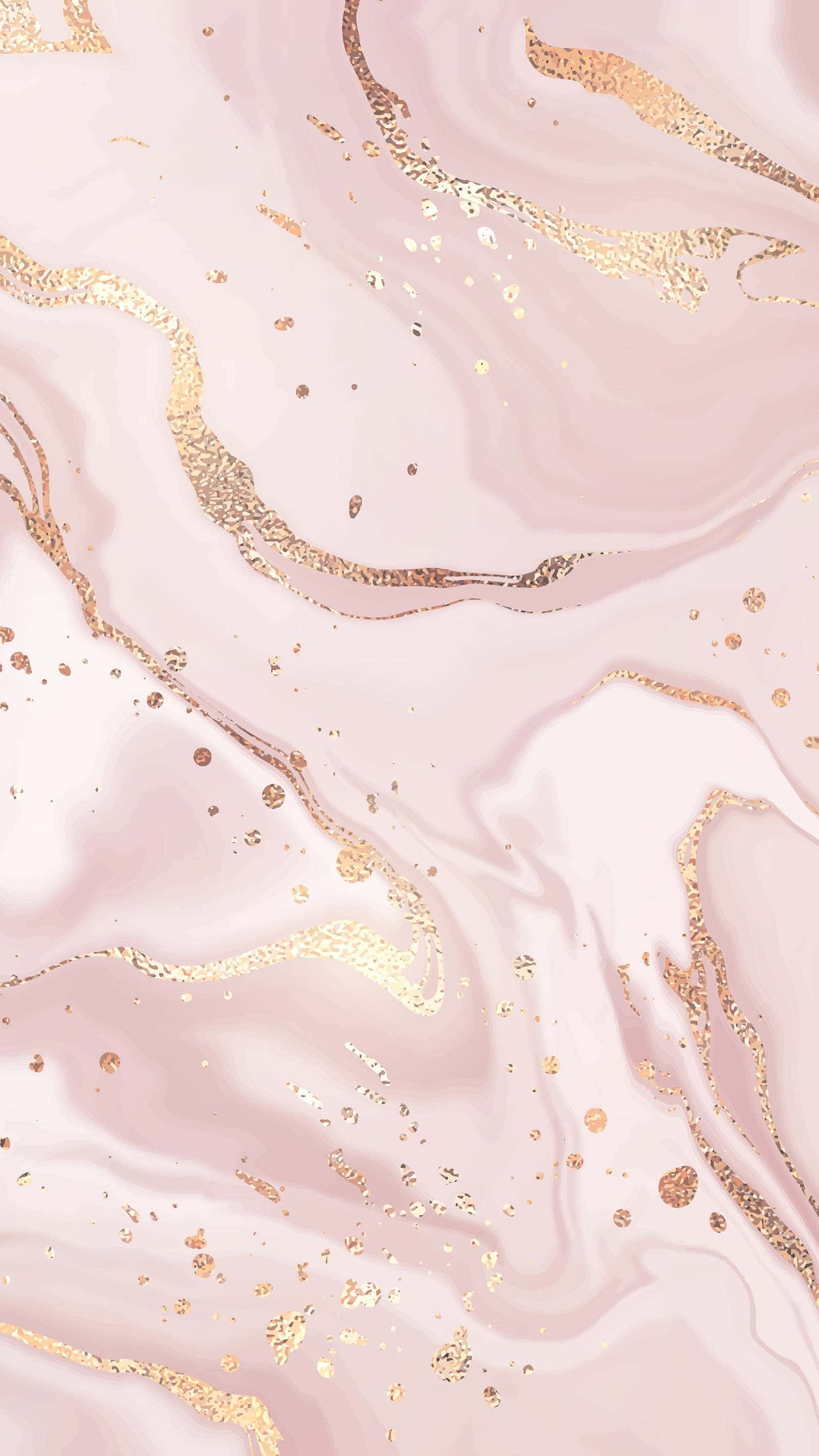 rose gold marble texture, soft pink marble, shimmering gold foil accents, 2K Phone Wallpaper