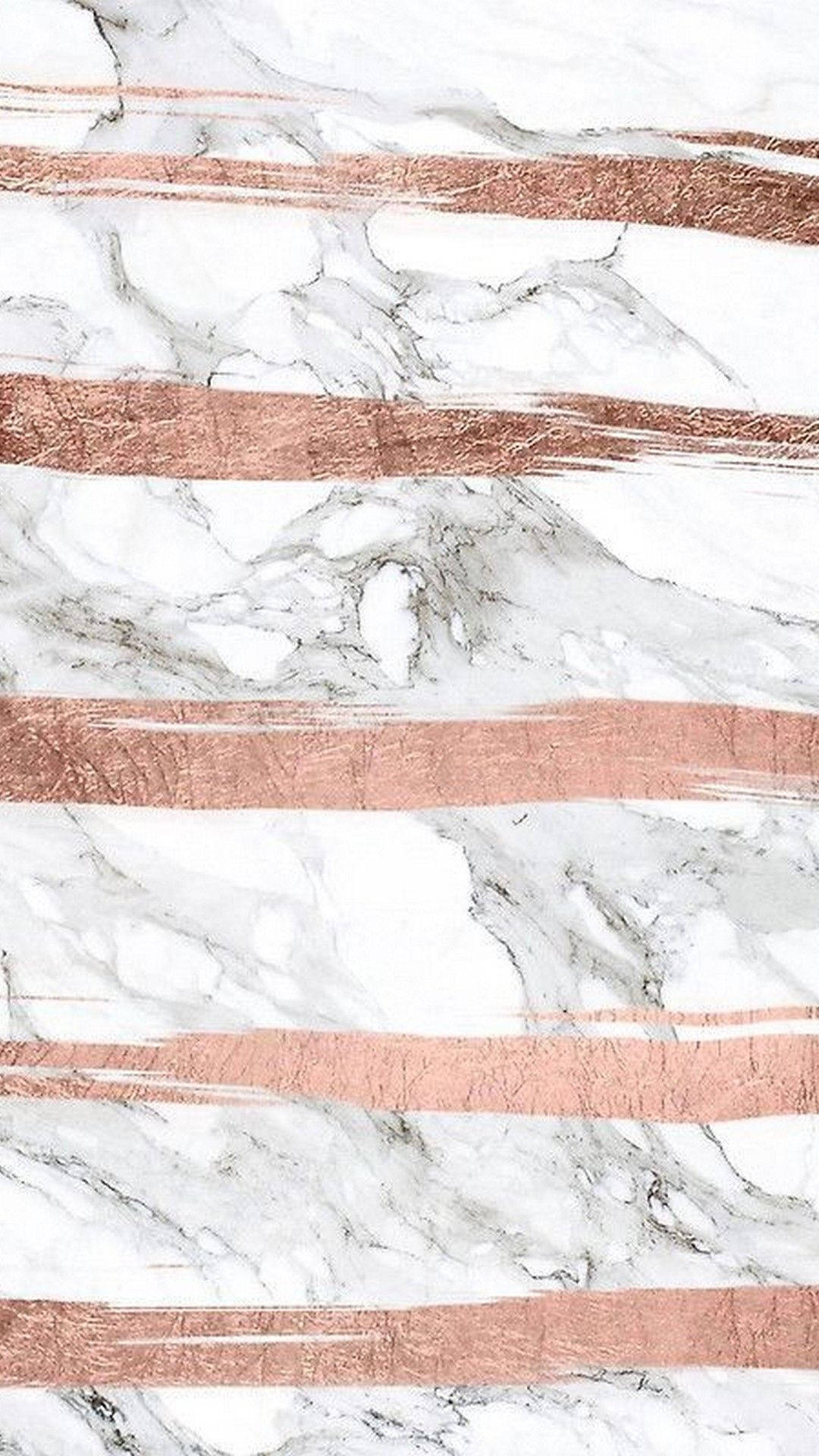 rose gold, marble, gray veins, Full HD Phone Wallpaper