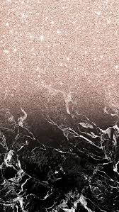 rose gold marble texture, rose gold glitter, black marble veins, SD Phone Wallpaper