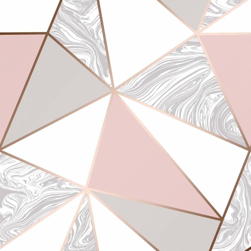 rose gold, pink gray, white marble, SD Desktop Wallpaper