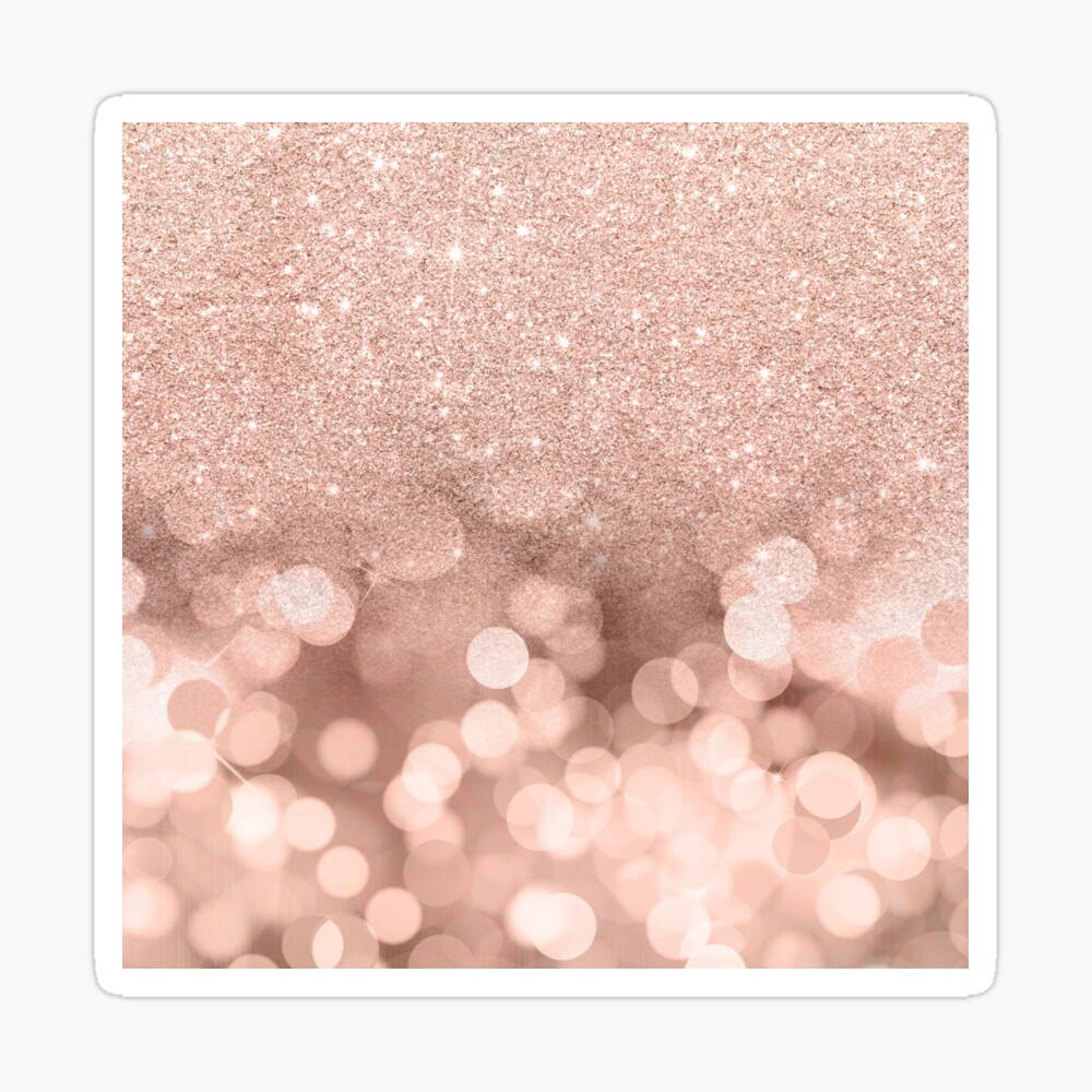 rose gold ombre, glitter, bokeh, SD Desktop Wallpaper