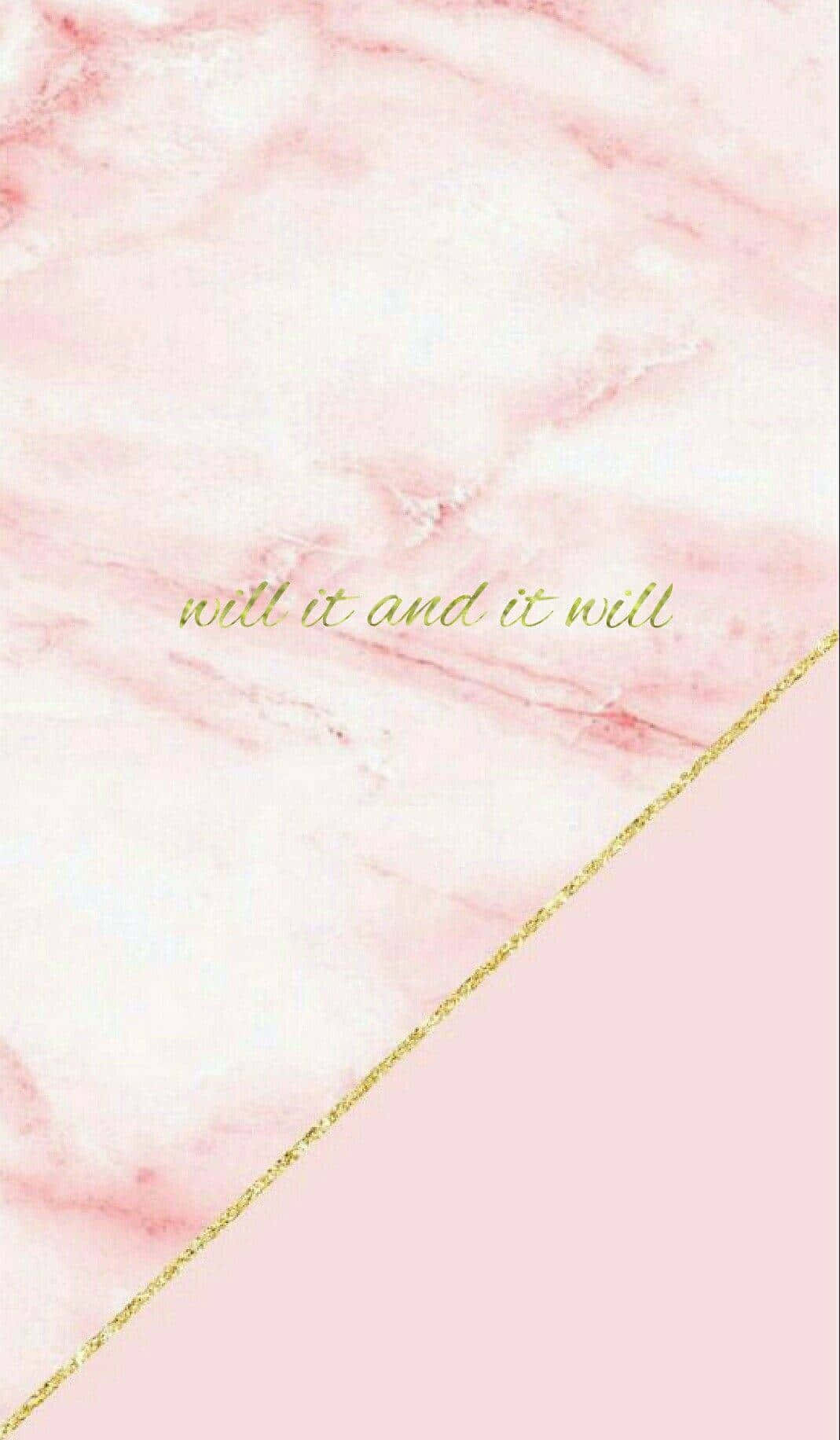 rose gold quotes, pink marble texture, blush pink, HD Phone Wallpaper