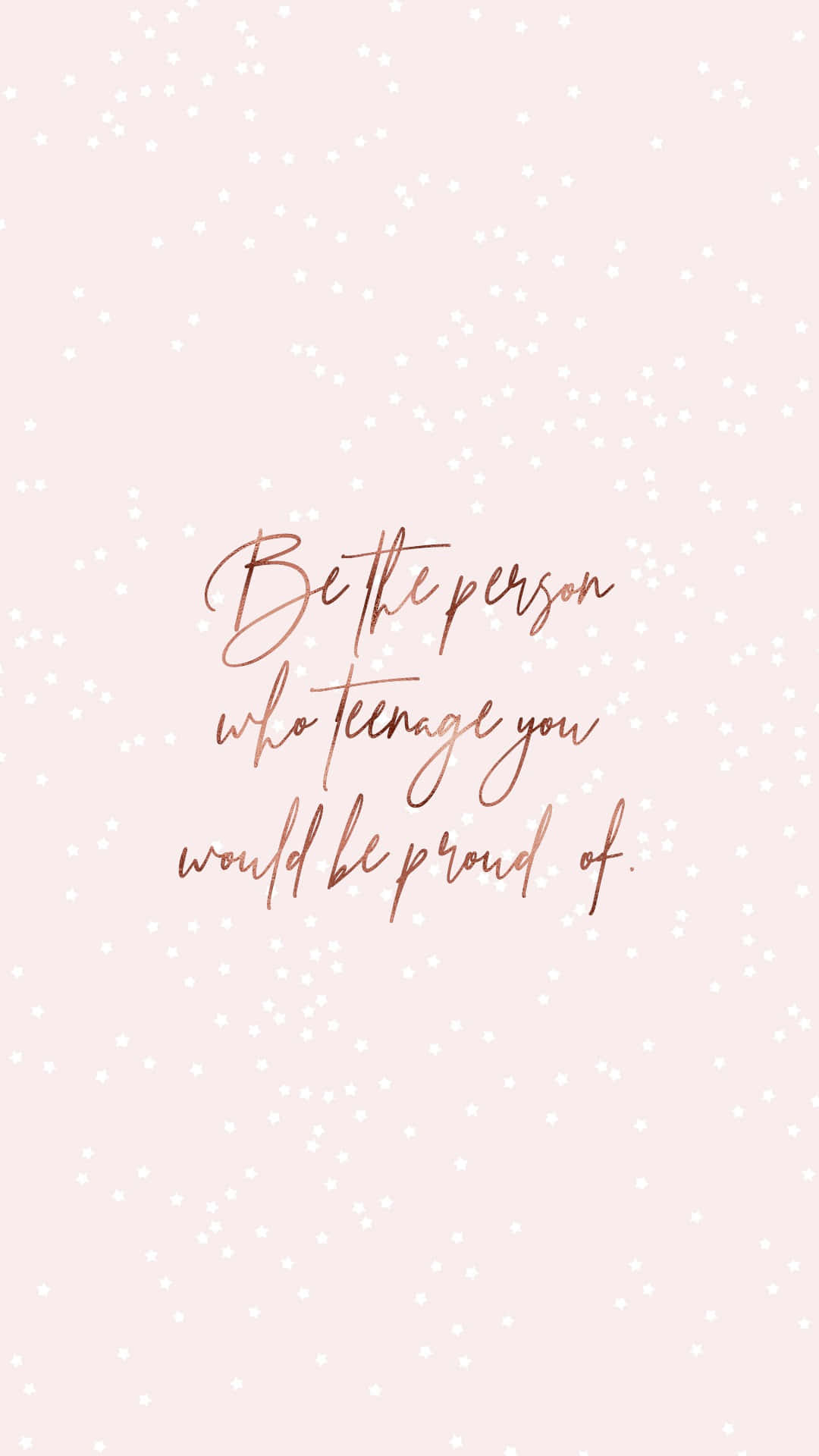 rose gold, cursive text, soft pink background, Full HD Phone Wallpaper