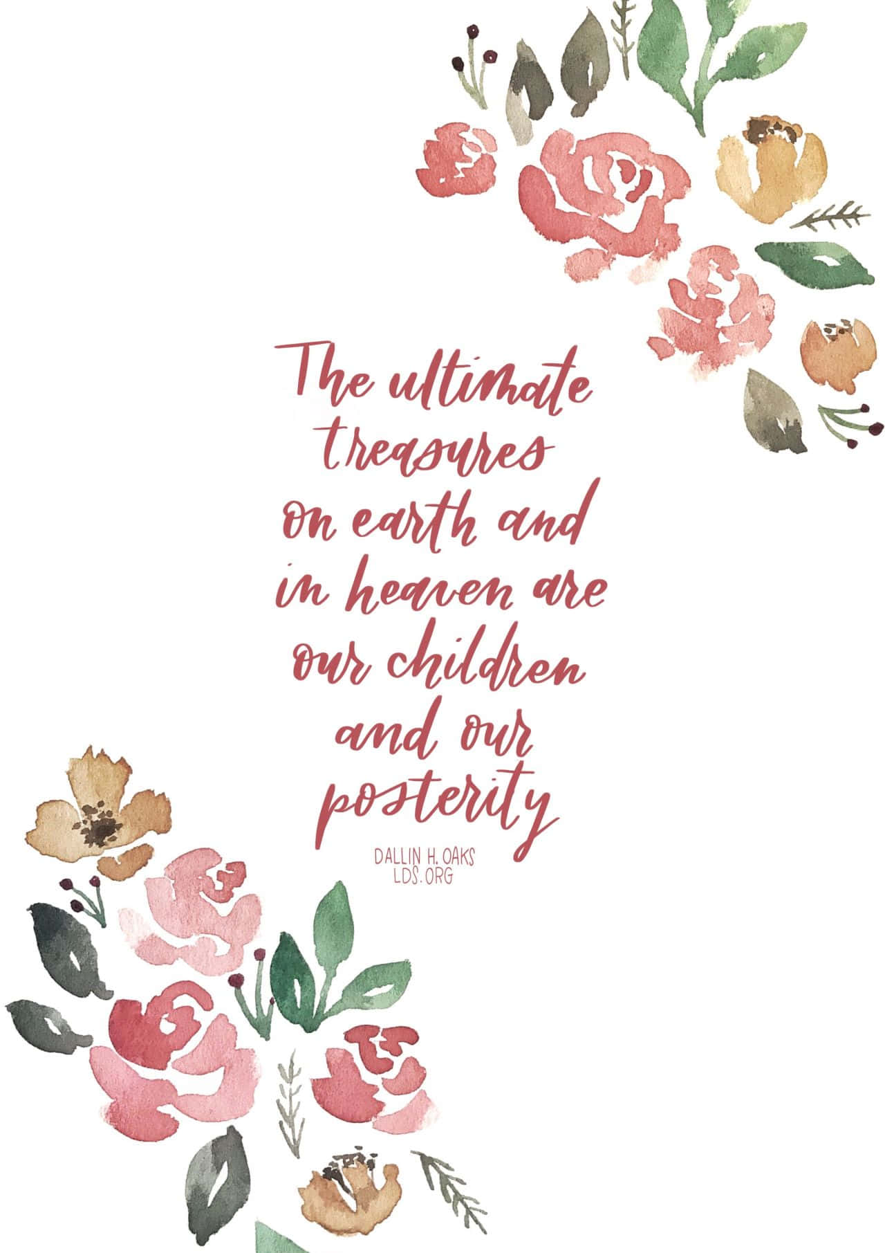 Rose Gold Quotes, watercolor floral border, handwritten quote, HD Phone Wallpaper