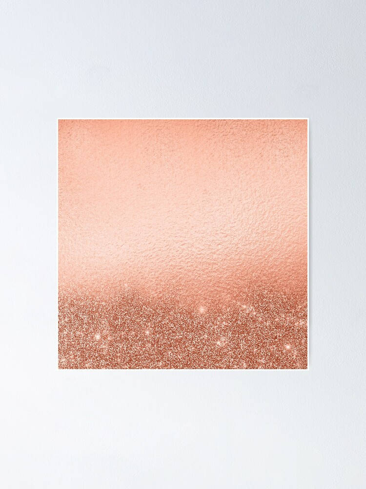 Rose Gold, Glittery, Ombre, SD Phone Wallpaper