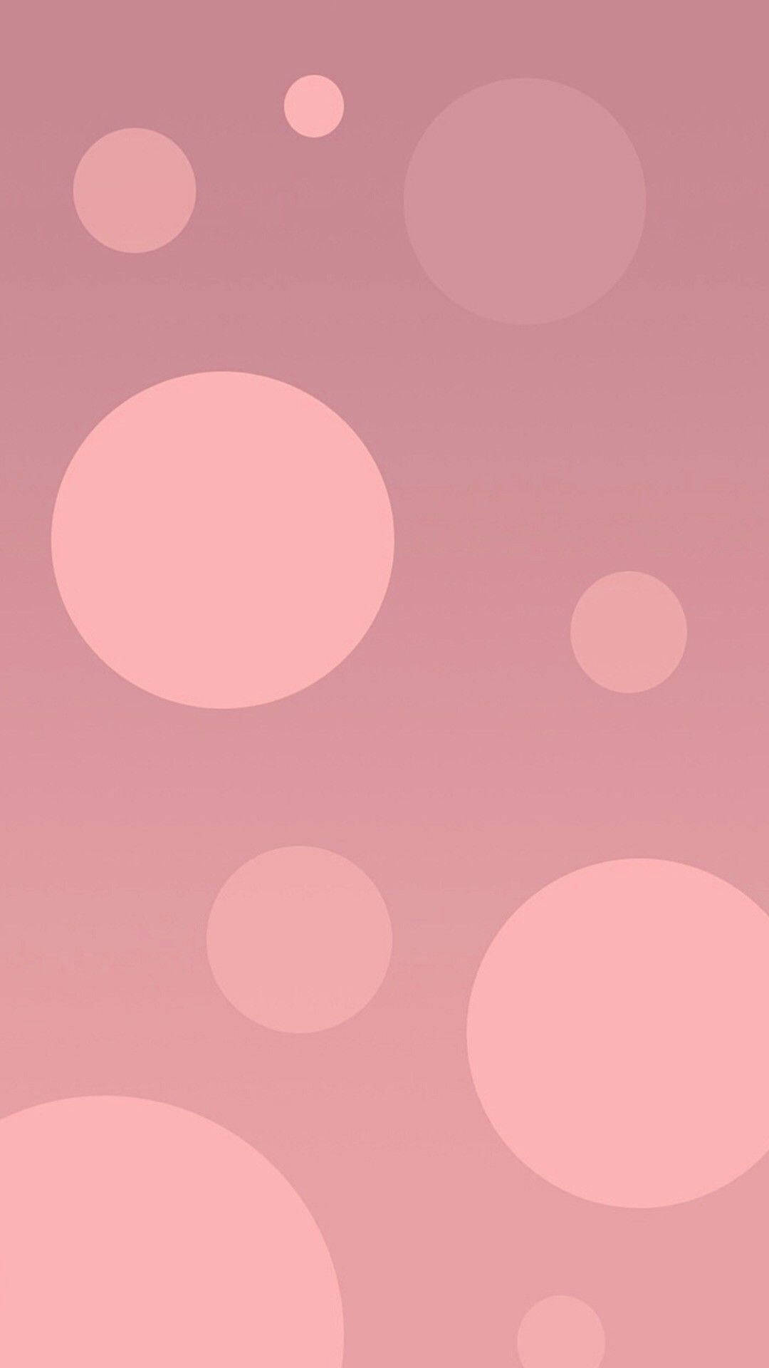 Rose Gold Tumblr, pink bubbles, soft pink gradient, Full HD Phone Wallpaper