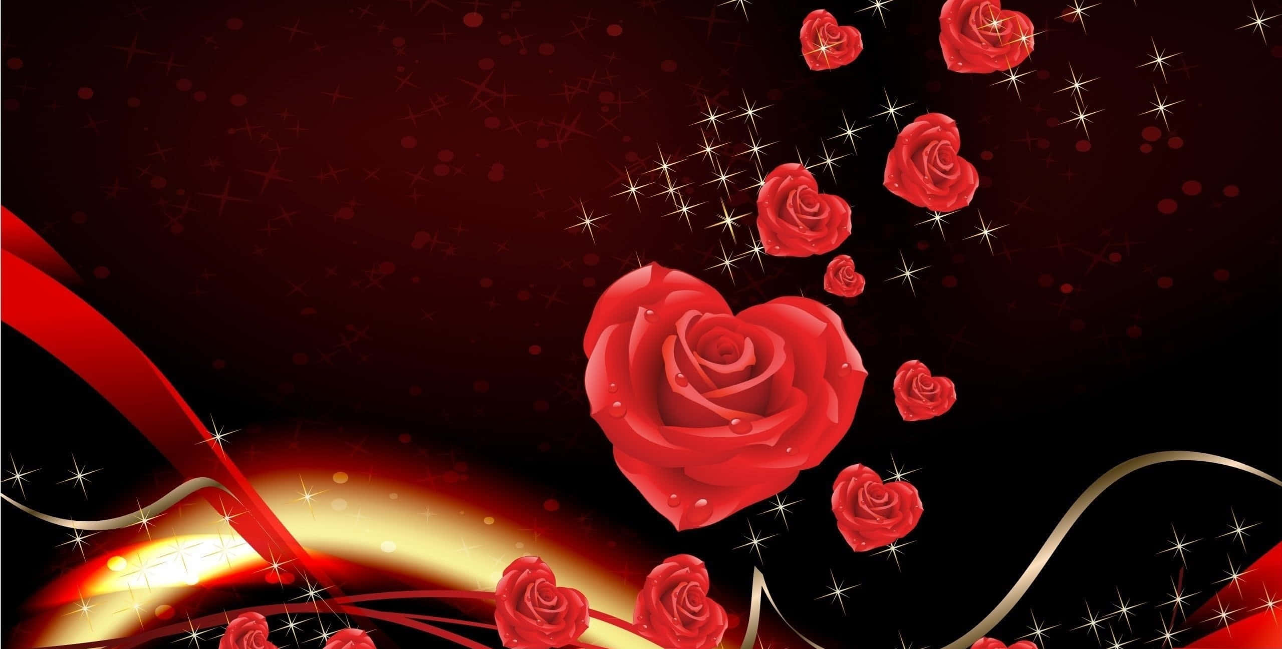 rose heart, rustic wooden background, radiant red rose, Full HD Desktop Wallpaper