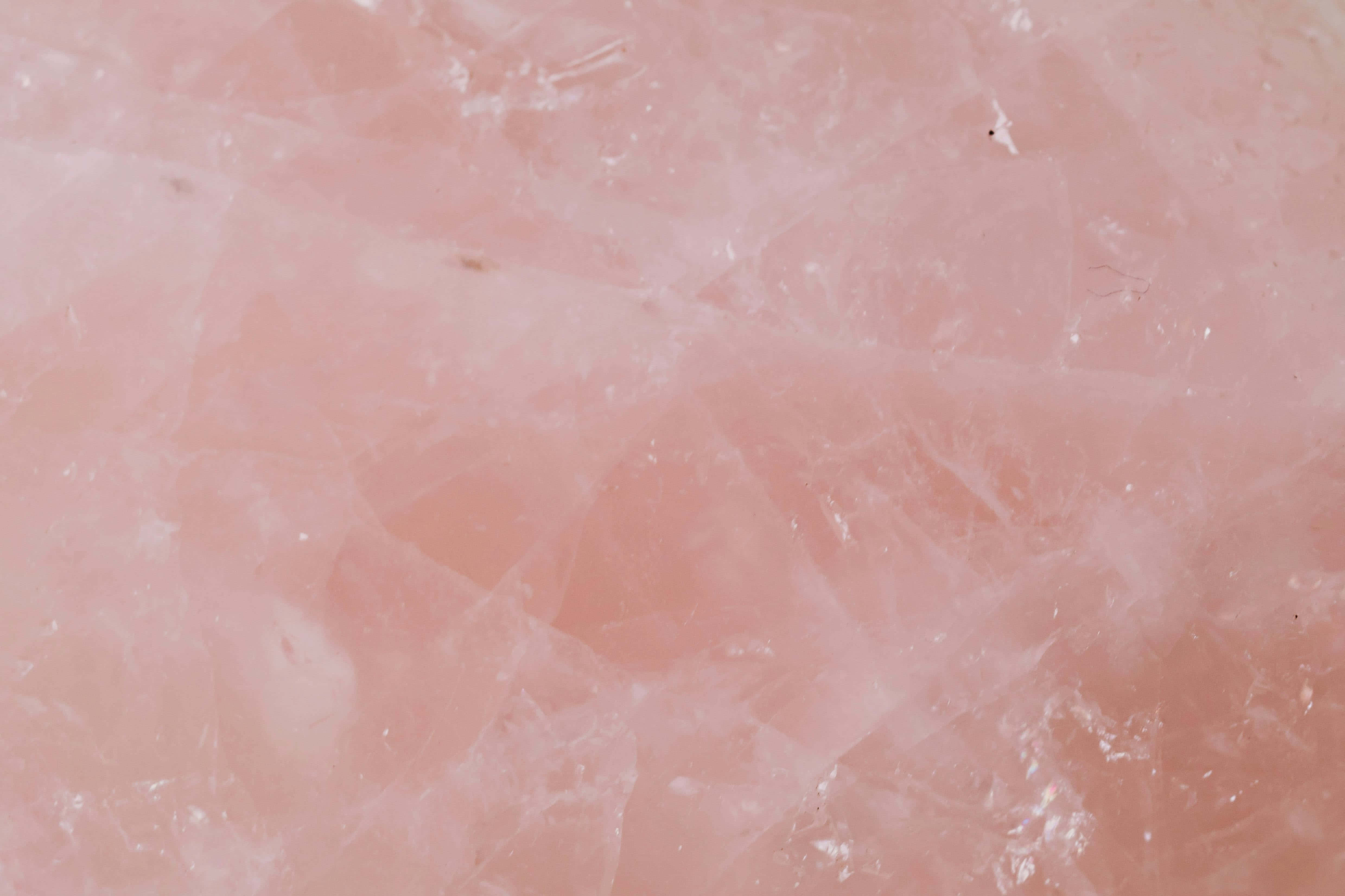 rose quartz, crystal texture, soft pink, 4K Desktop Wallpaper