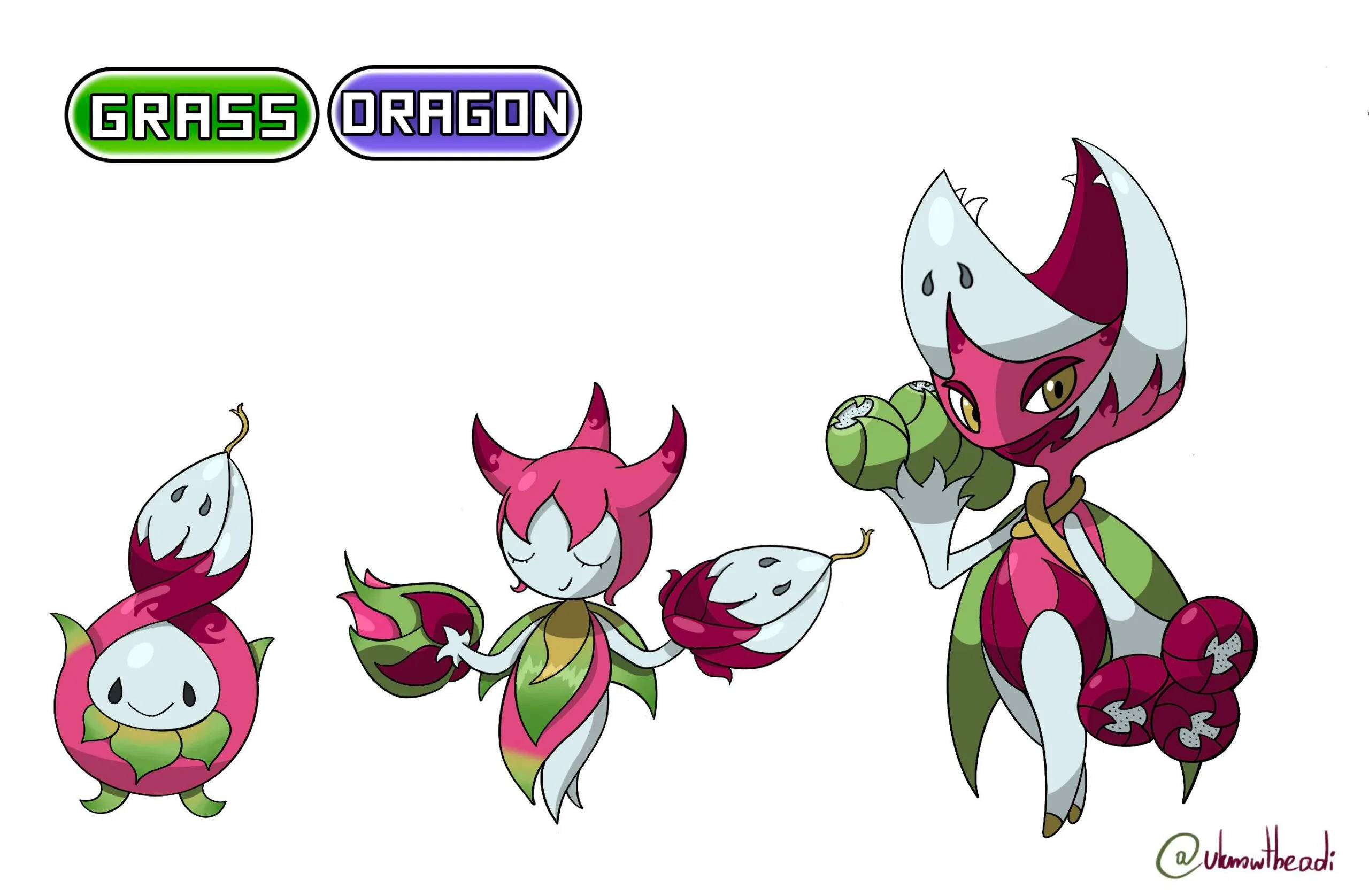 Roserade, Grass Type, Dragon Type, 2K Desktop Wallpaper