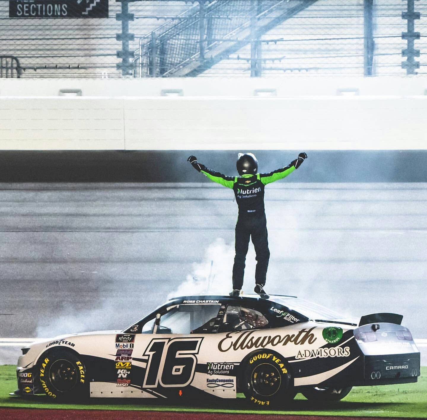 Ross Chastain, race car, racetrack, HD Desktop Wallpaper