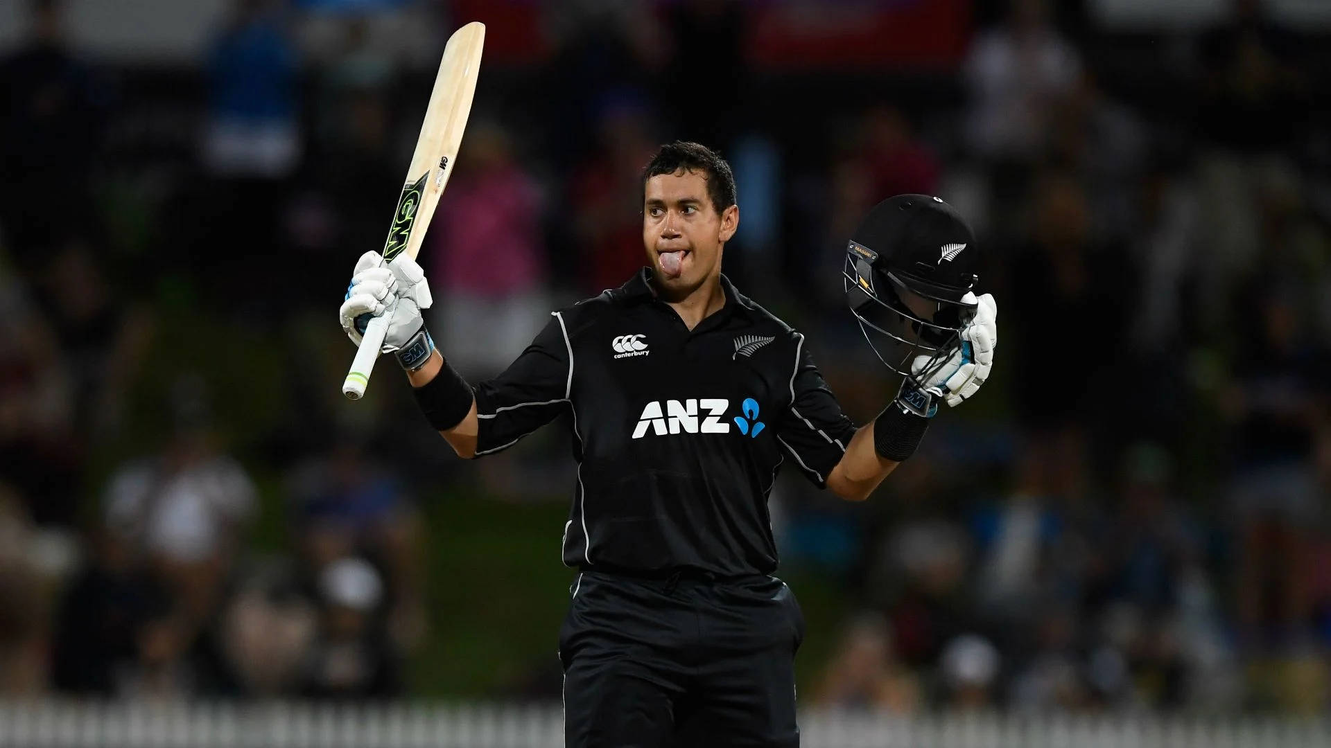 Ross Taylor, helmet, bat, Full HD Desktop Wallpaper