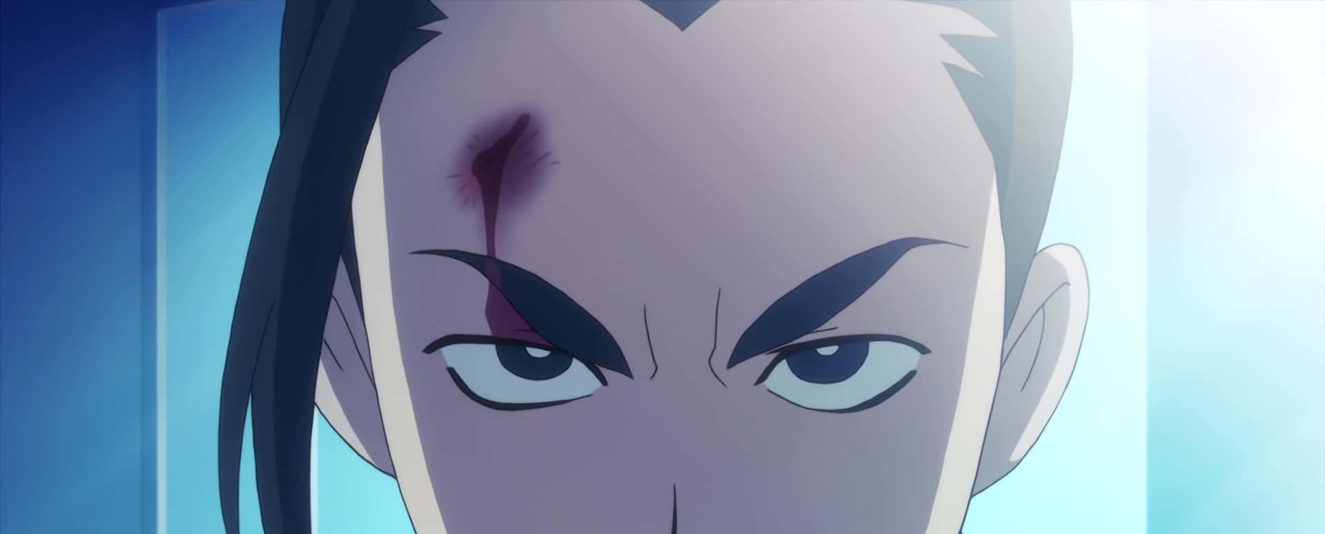 Rossiu Adai, anime character, bloody forehead wound, Full HD Desktop Wallpaper