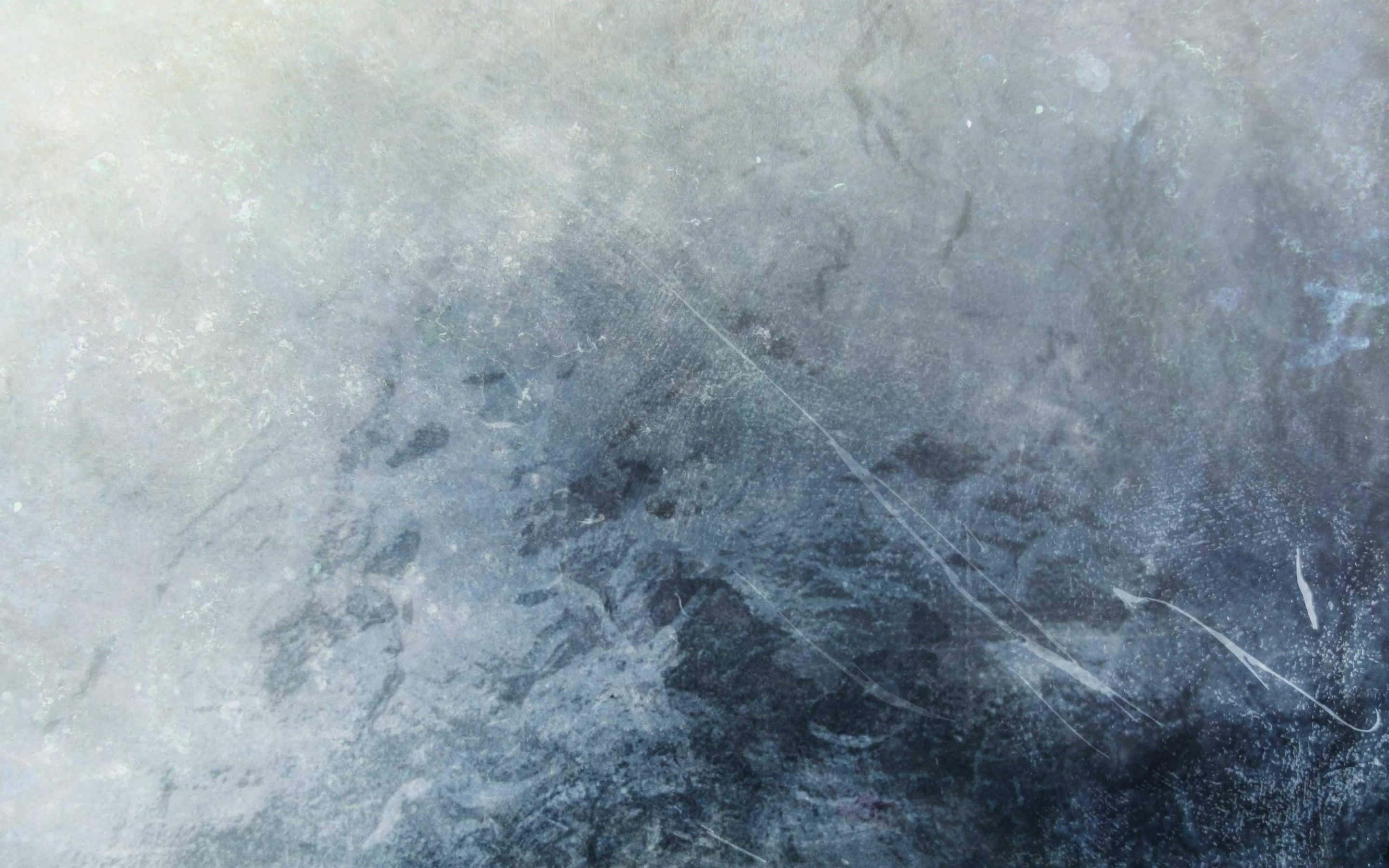 Rough Texture, swirling gray and blue tones, faint white scratches, 2K Desktop Wallpaper